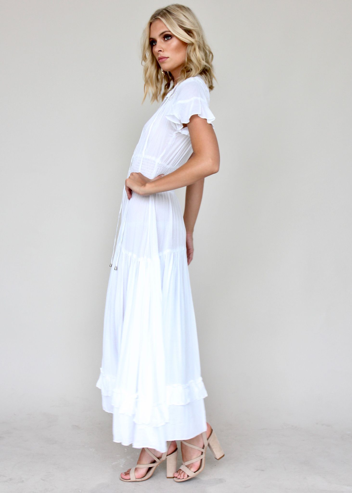 Artemis Maxi Dress - White