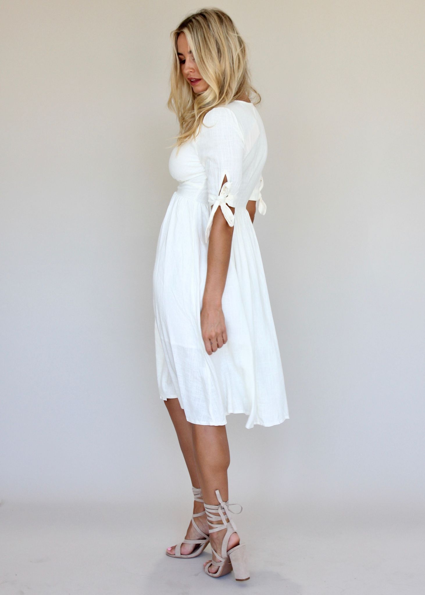 Future Forever Midi Dress - White