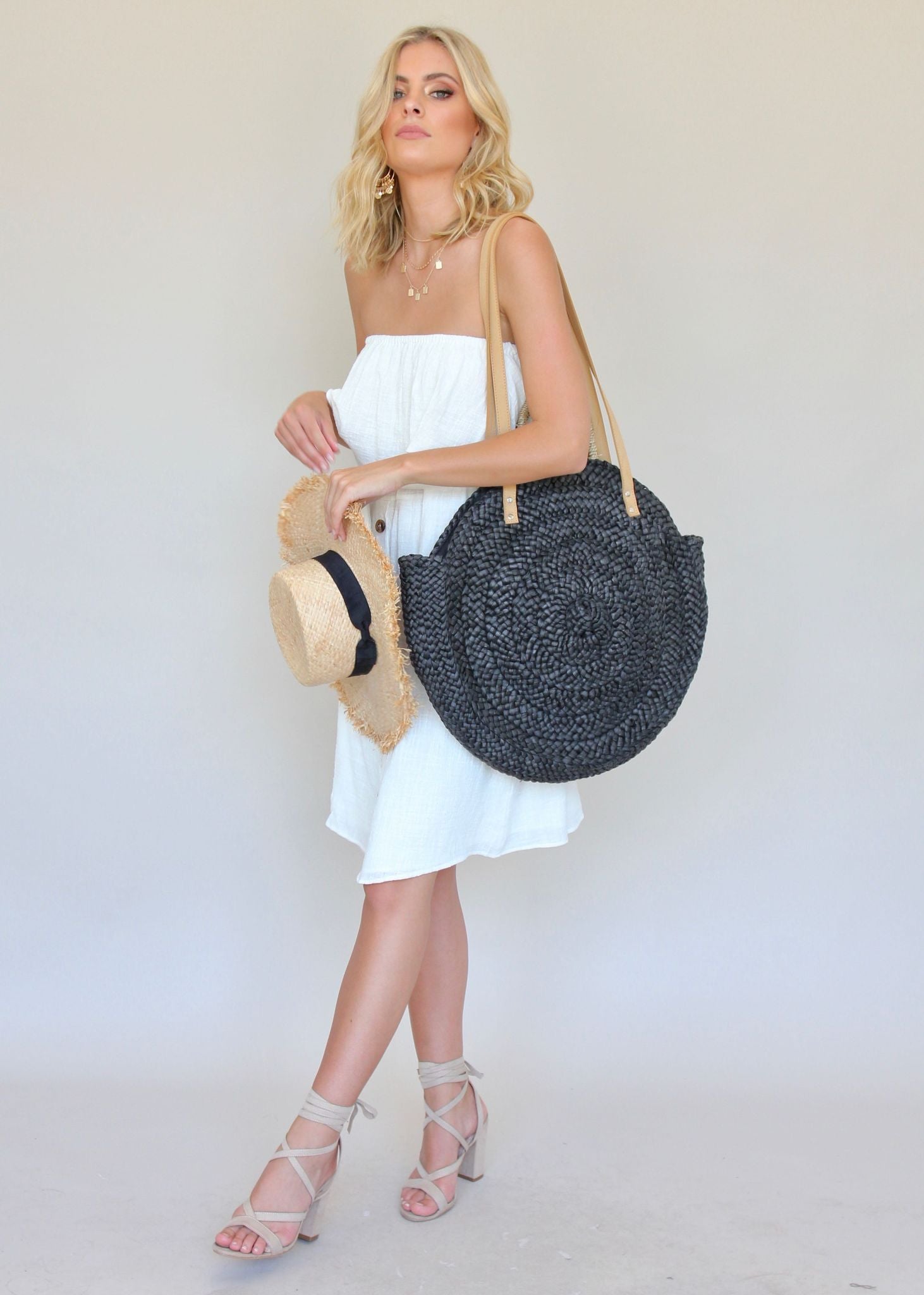 Fall Together Dress - White