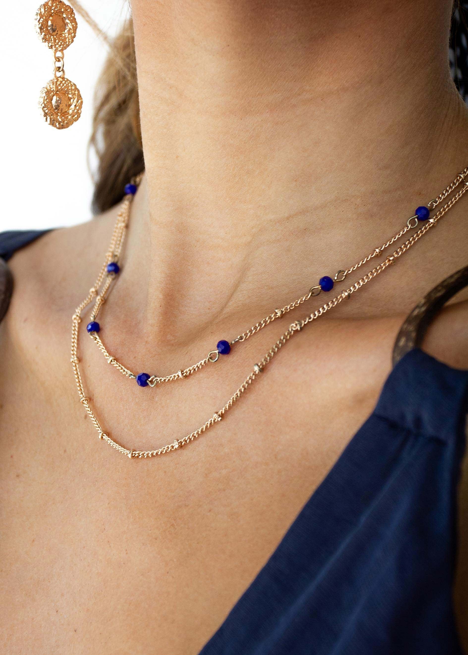 Tahnee Necklace - Blue
