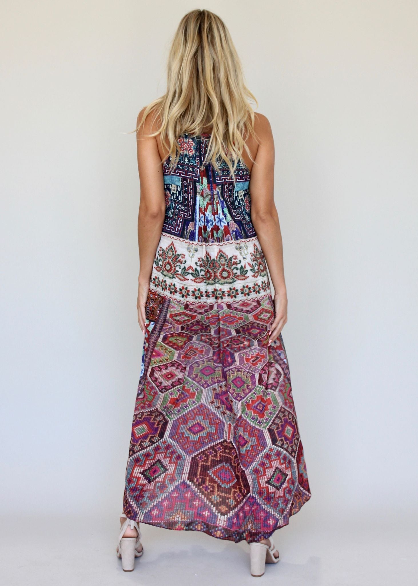 Lost Lotus Chiffon Maxi - Moroccan