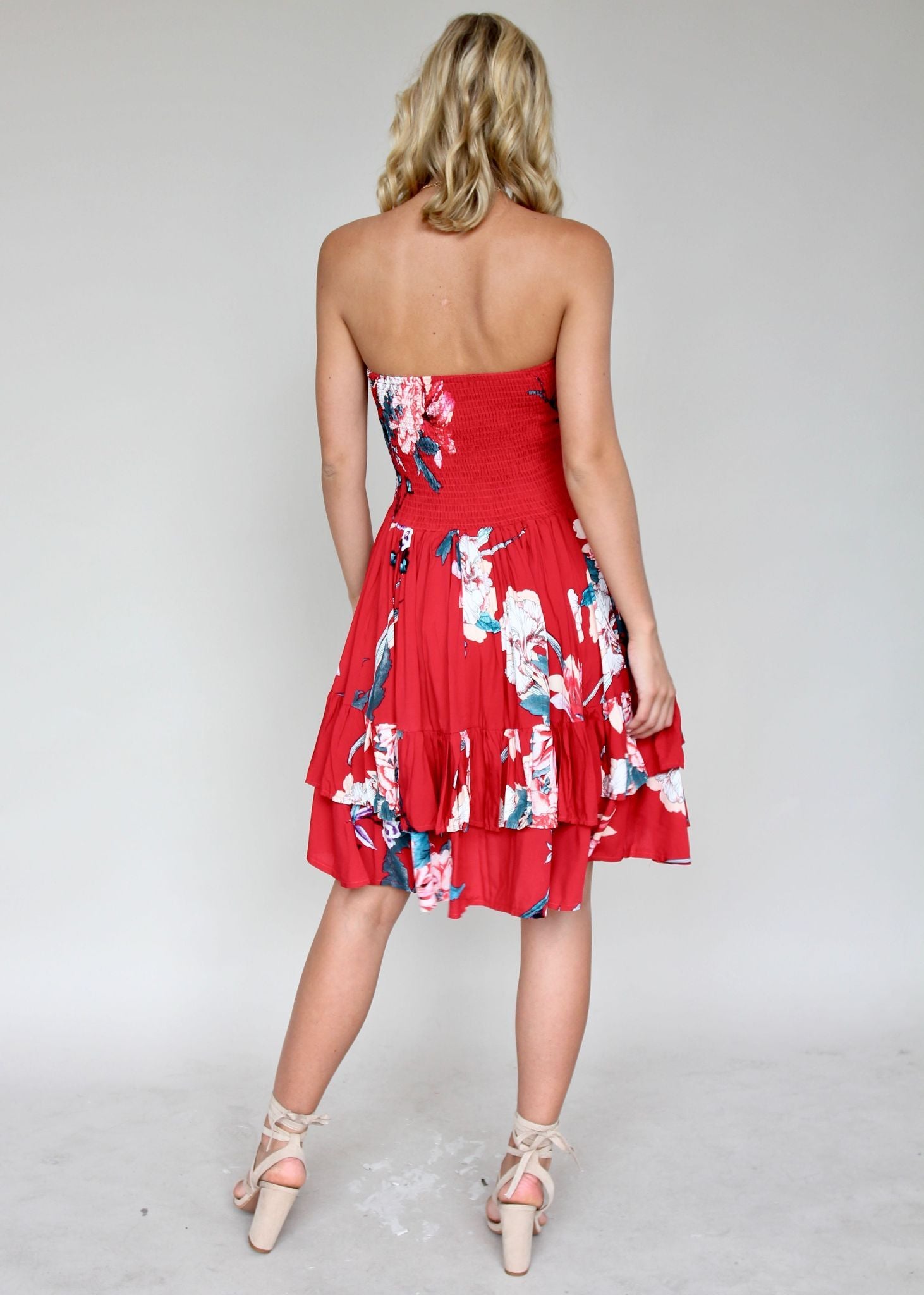 Mejico Mini Strapless Dress - Lovers Passion