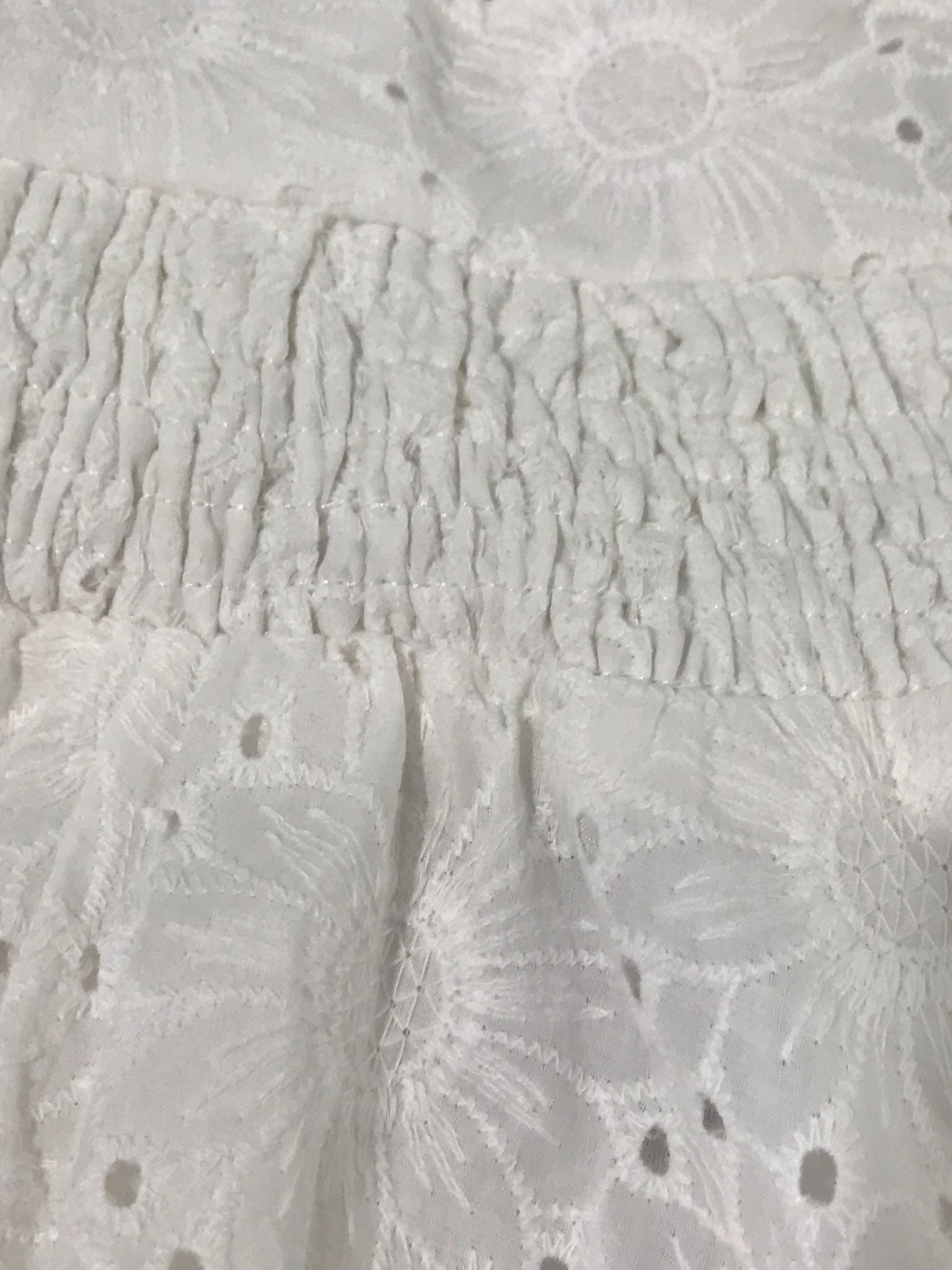 Break Of Dawn Maxi - Flower White Embroidered