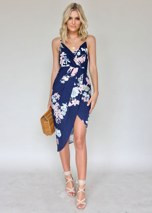 Might Be Yours Dress - Navy Floral