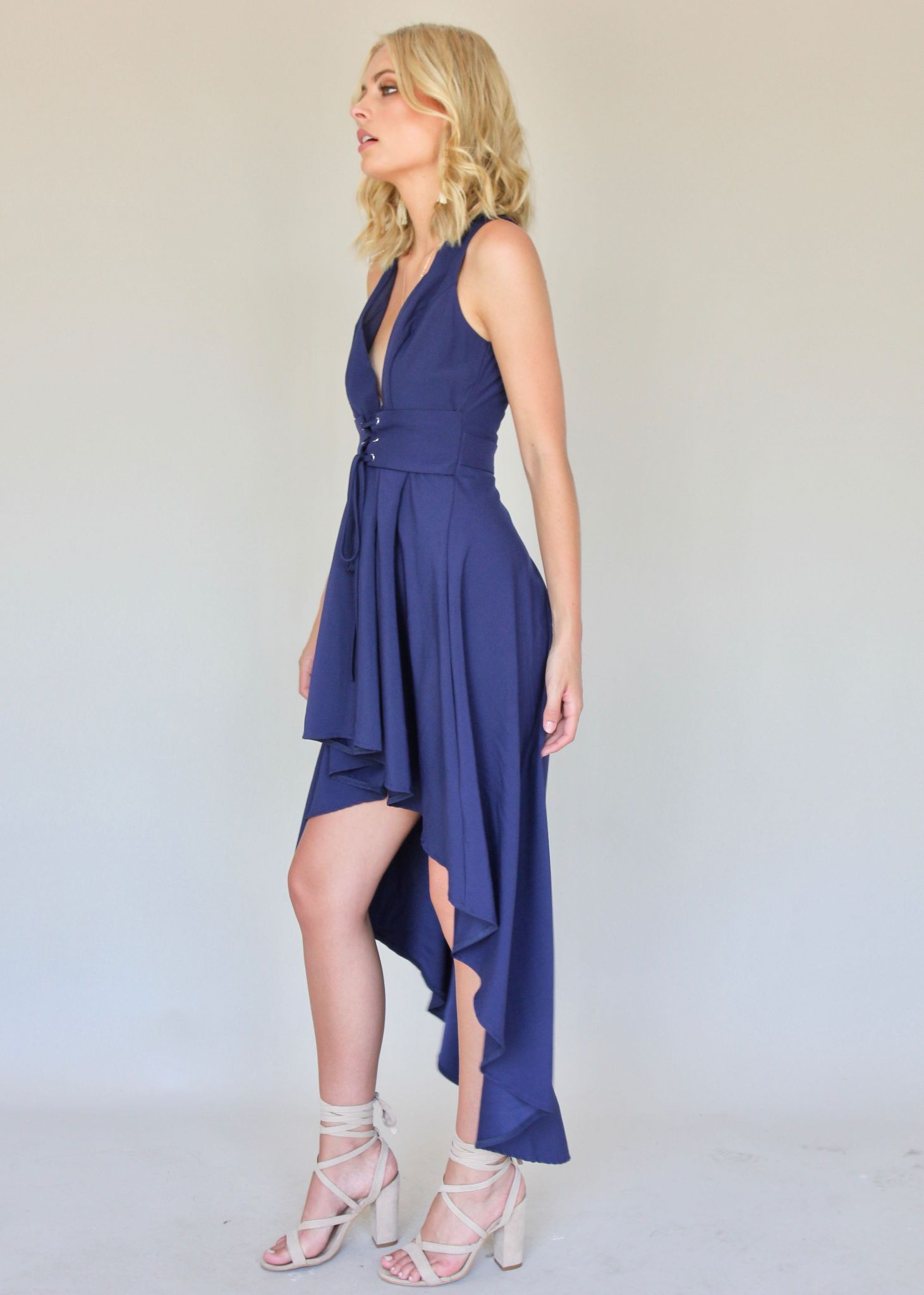 As You Were Dress - Navy