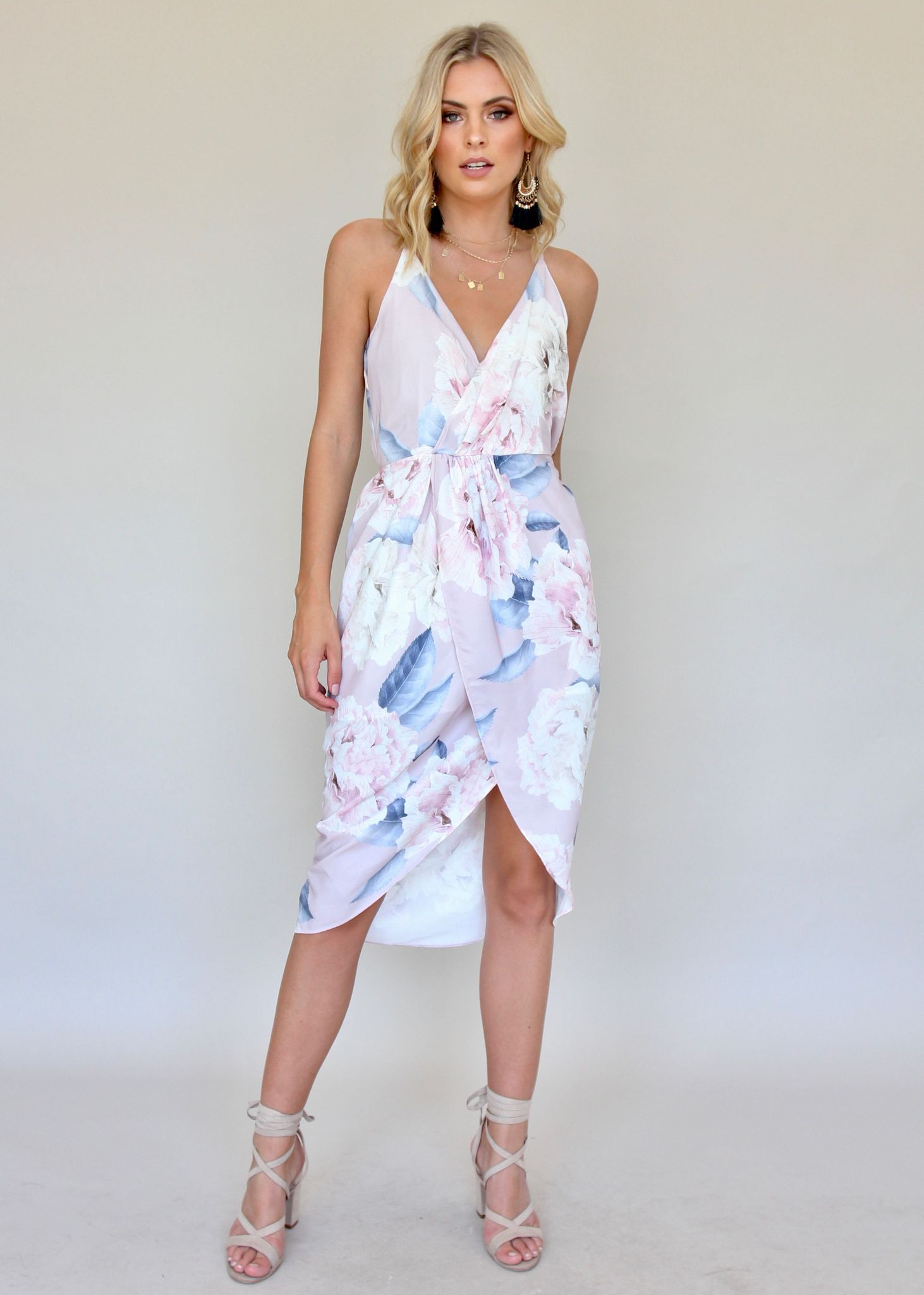All About You Midi Dress - Petal Pink