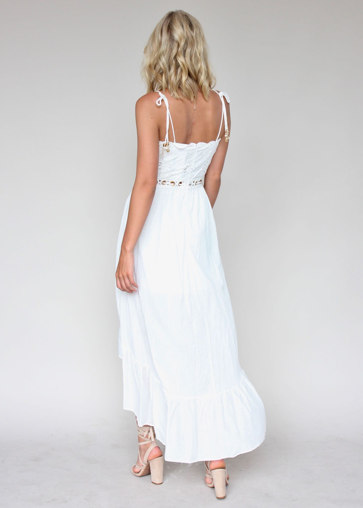 On Route Midi Dress - White