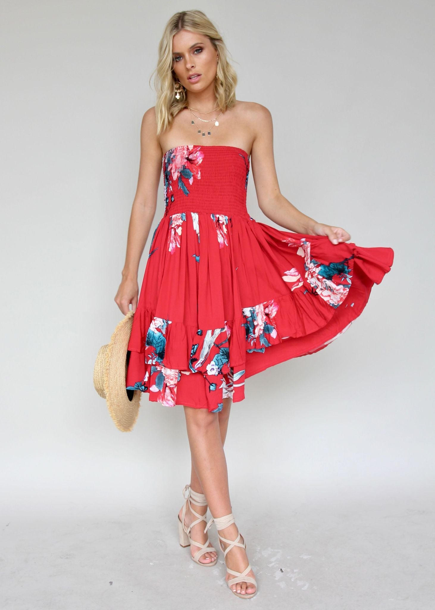 Mejico Mini Strapless Dress - Lovers Passion