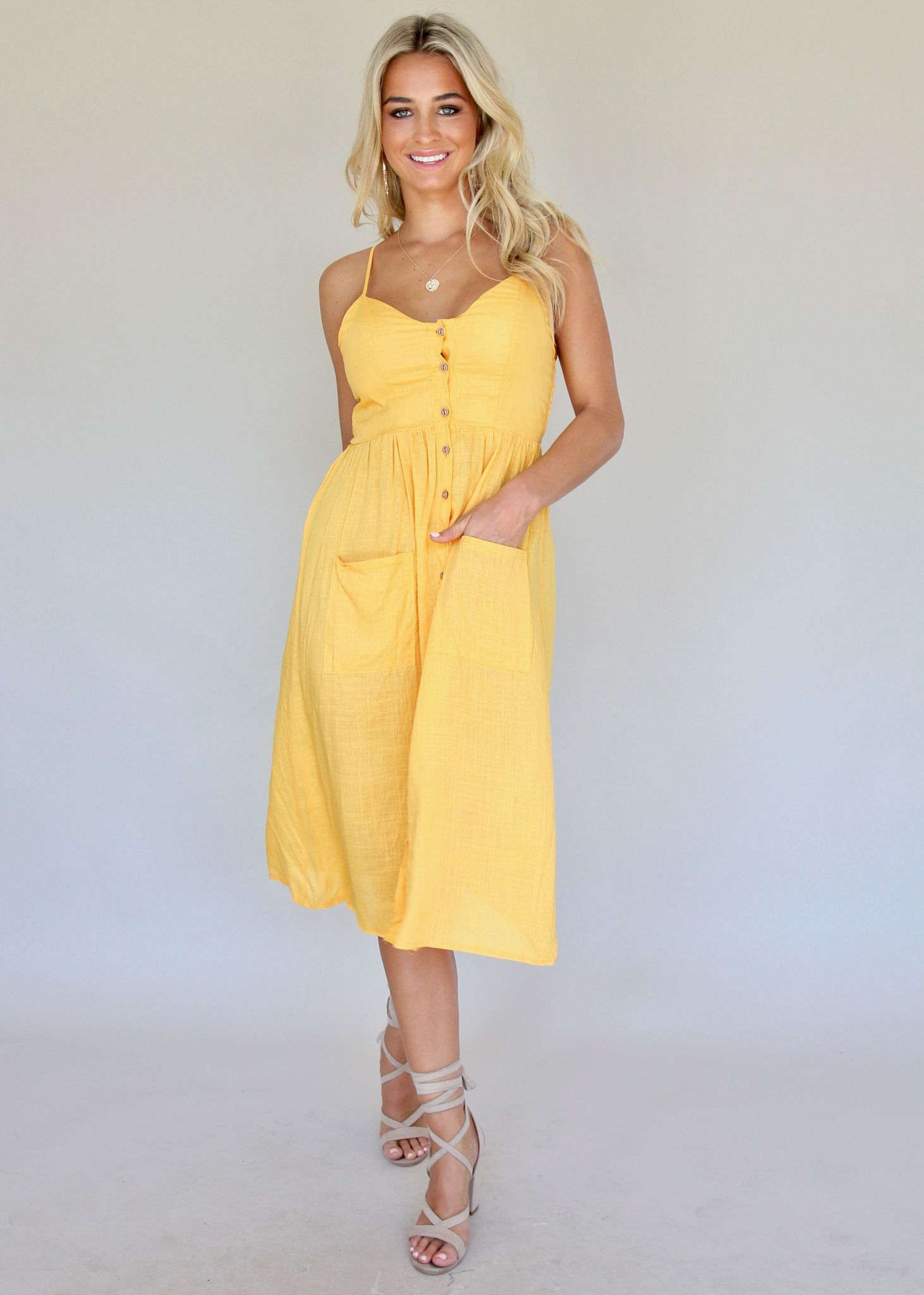 Amari Swing Dress - Sun