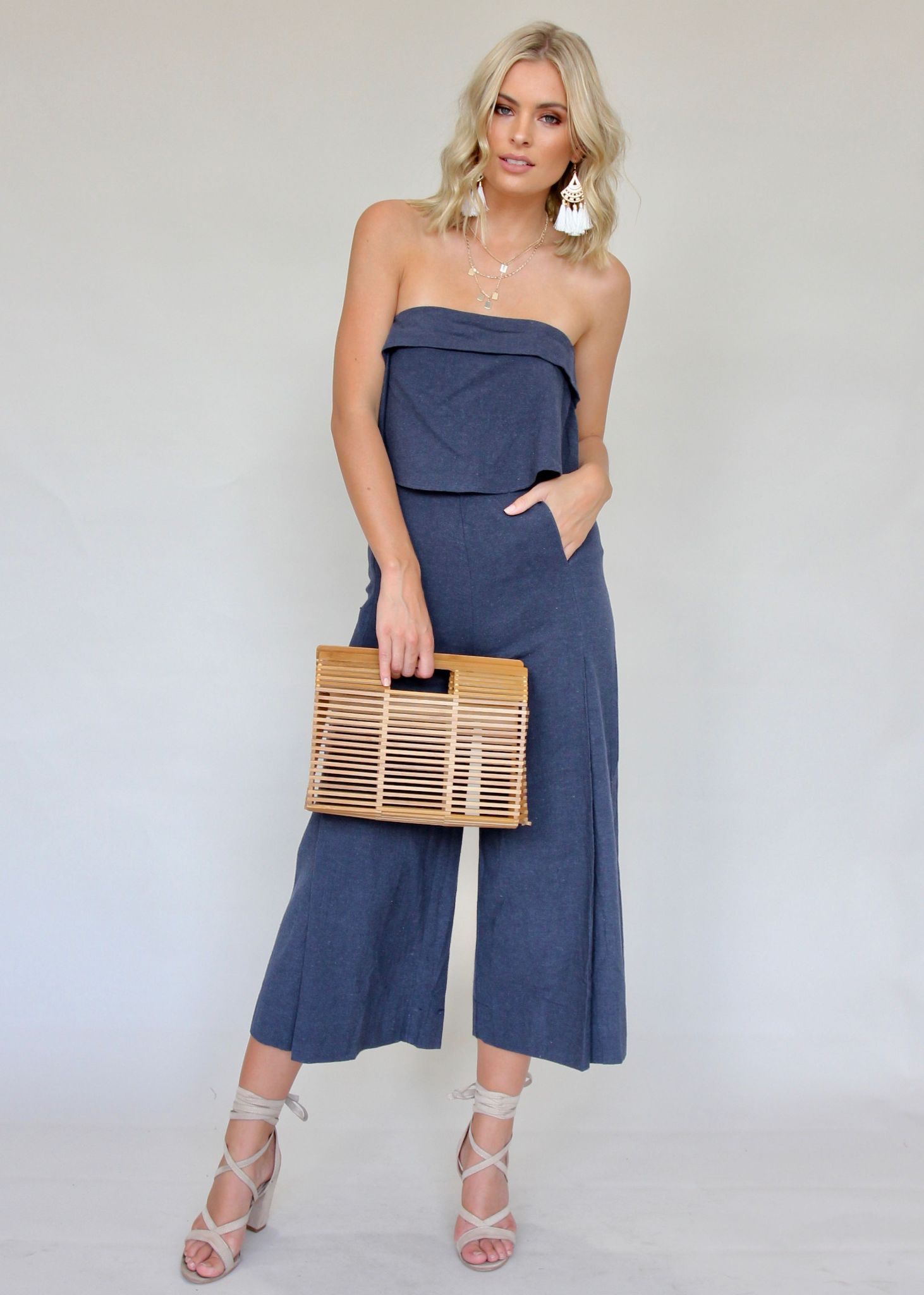 Suncatcher Pantsuit - Navy