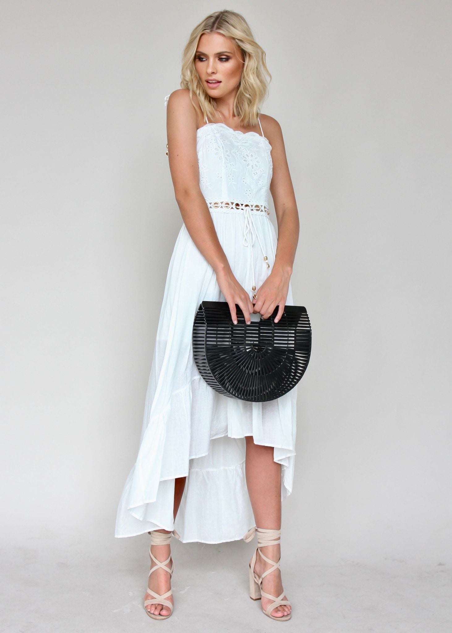 On Route Midi Dress - White