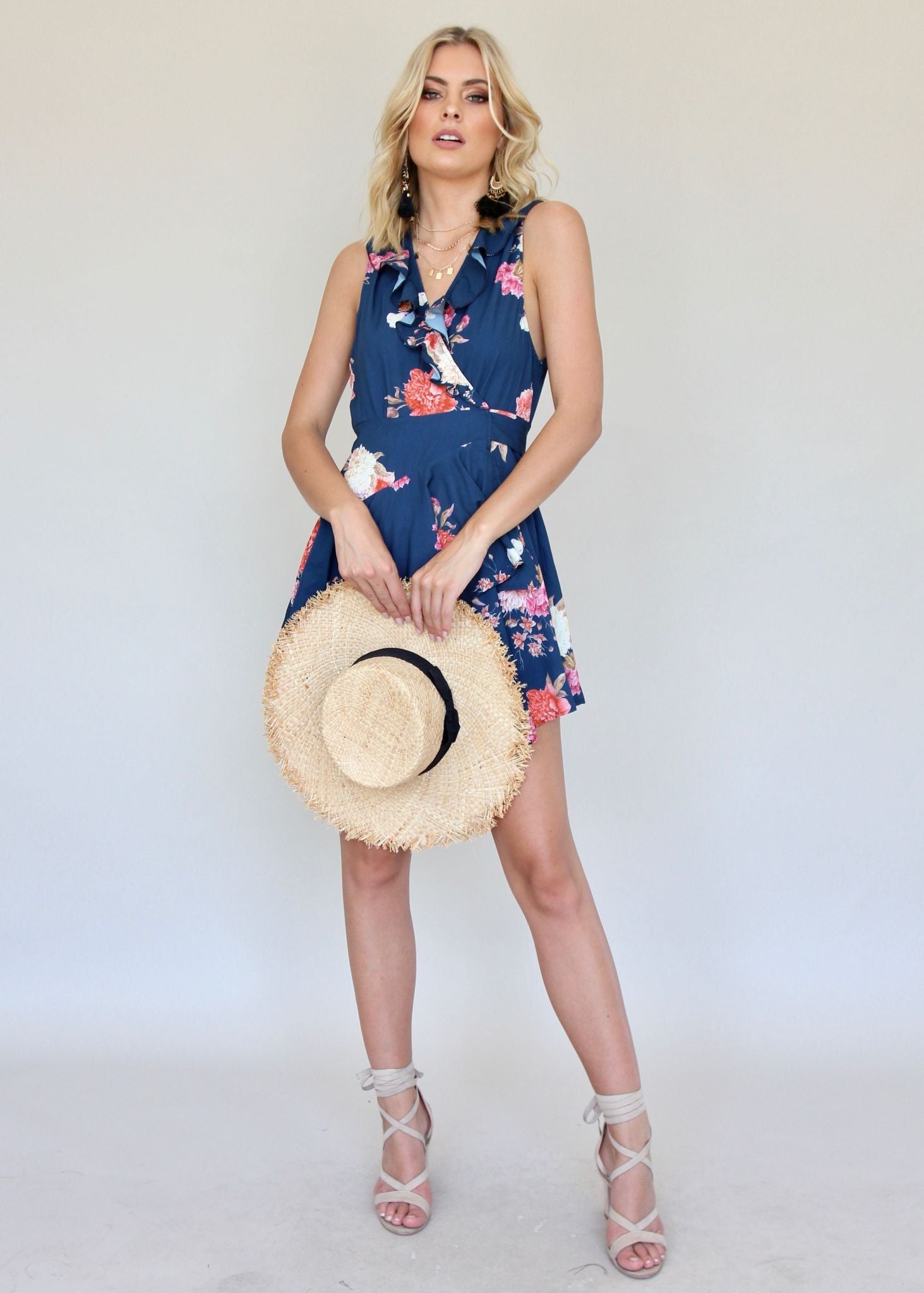 Newest Love Wrap Dress - Navy