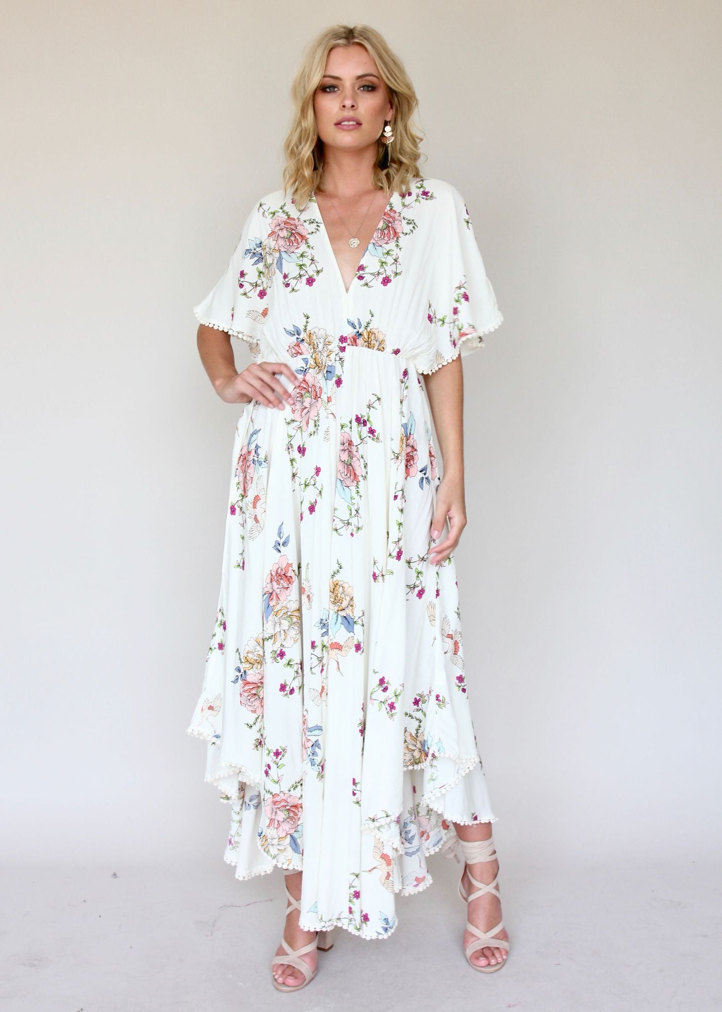 Dana Maxi Dress - Flamingo Dancing