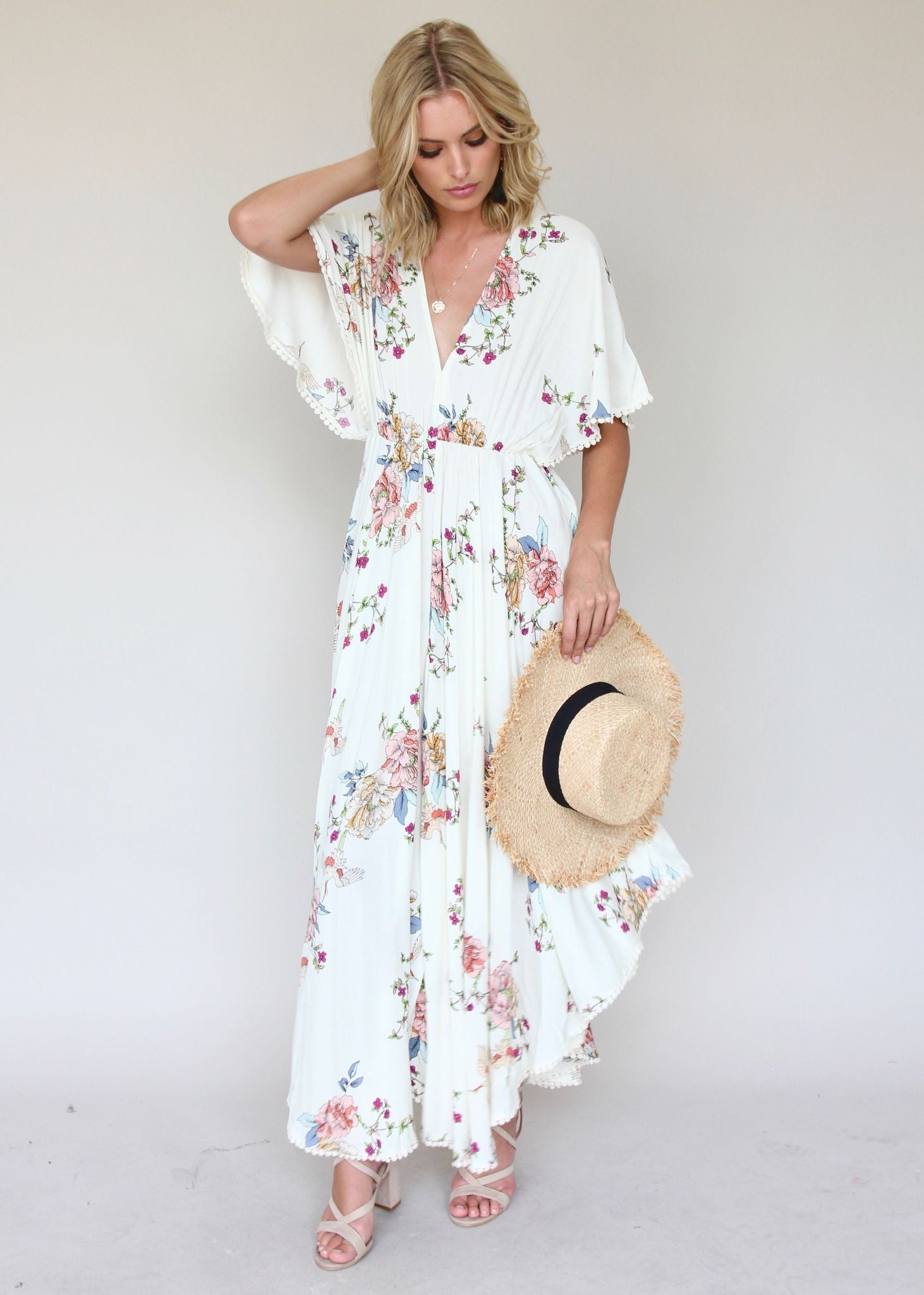 Dana Maxi Dress - Flamingo Dancing