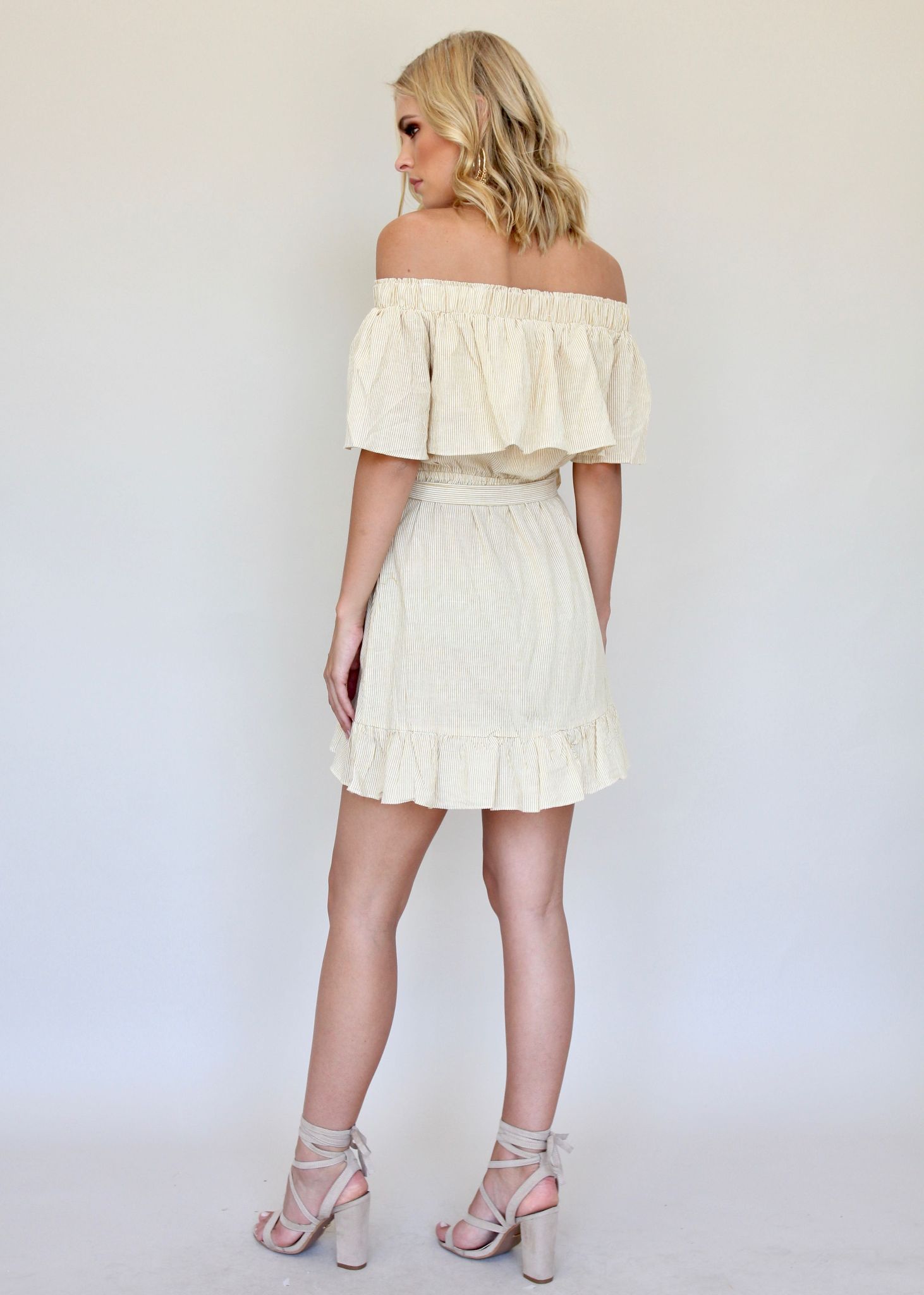 Another Eternity Strapless Dress - Yellow