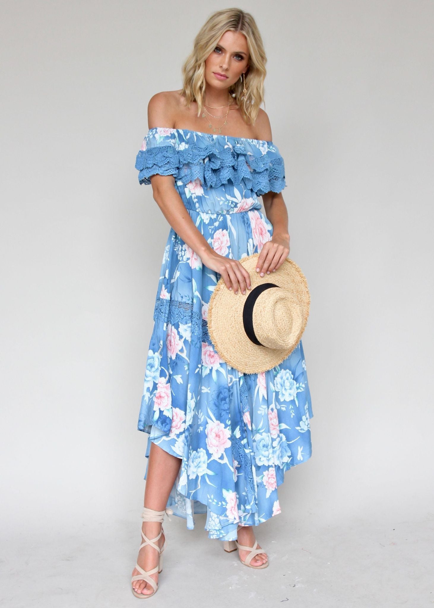 Positano Off Shoulder Maxi - Ana Santorina