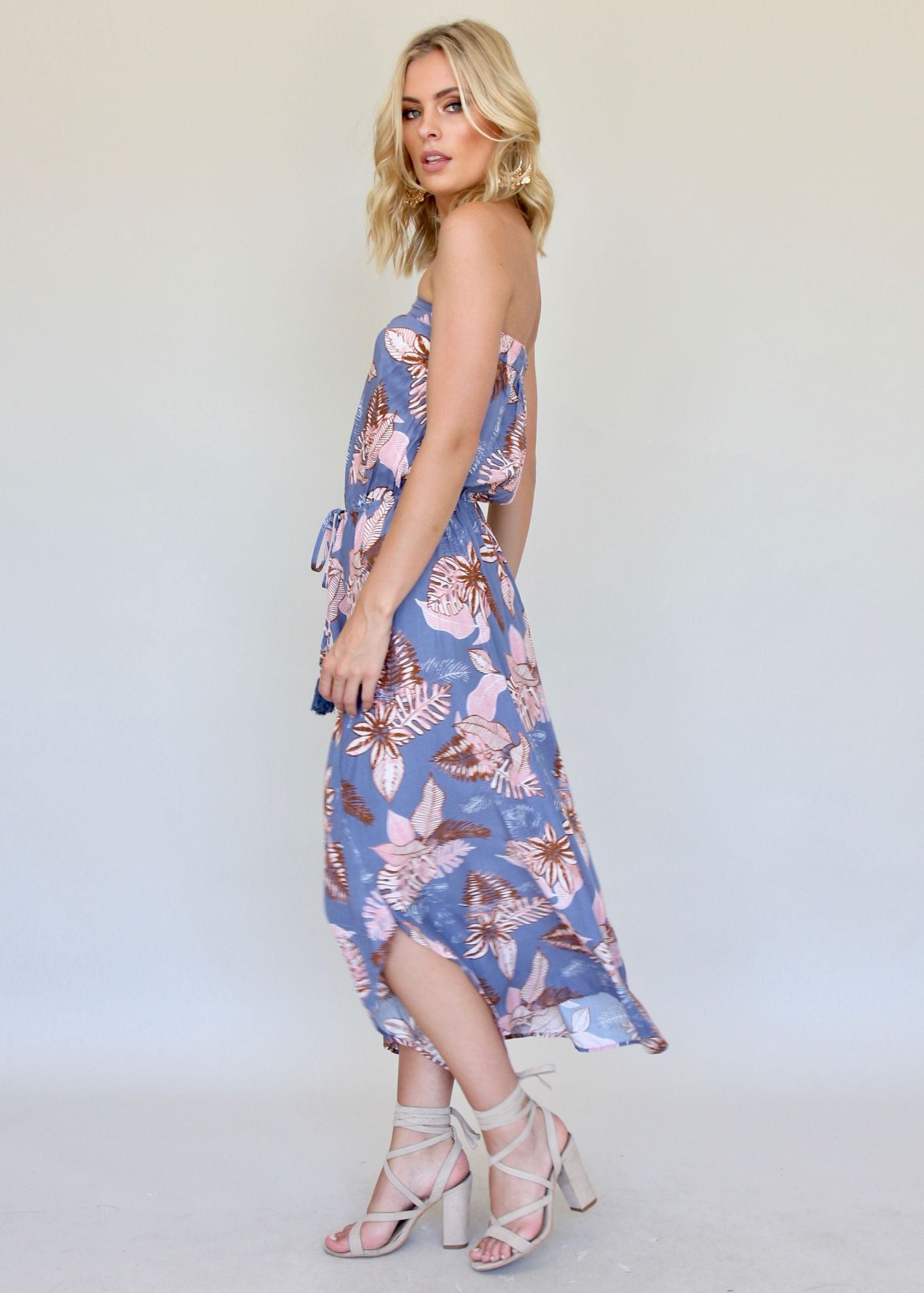 New Freedom Strapless Maxi Dress - Bermuda