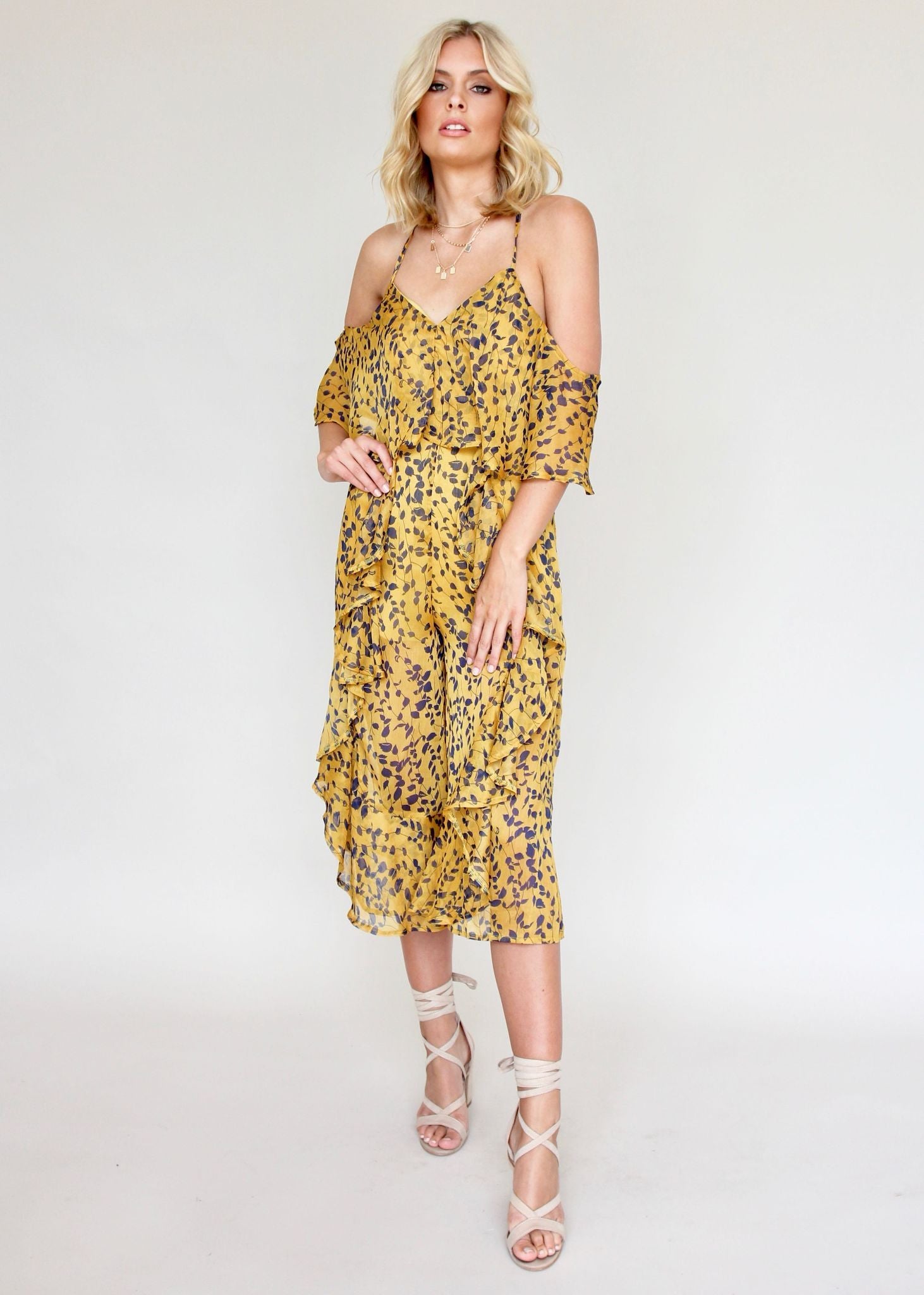 Day One Pantsuit - Mustard