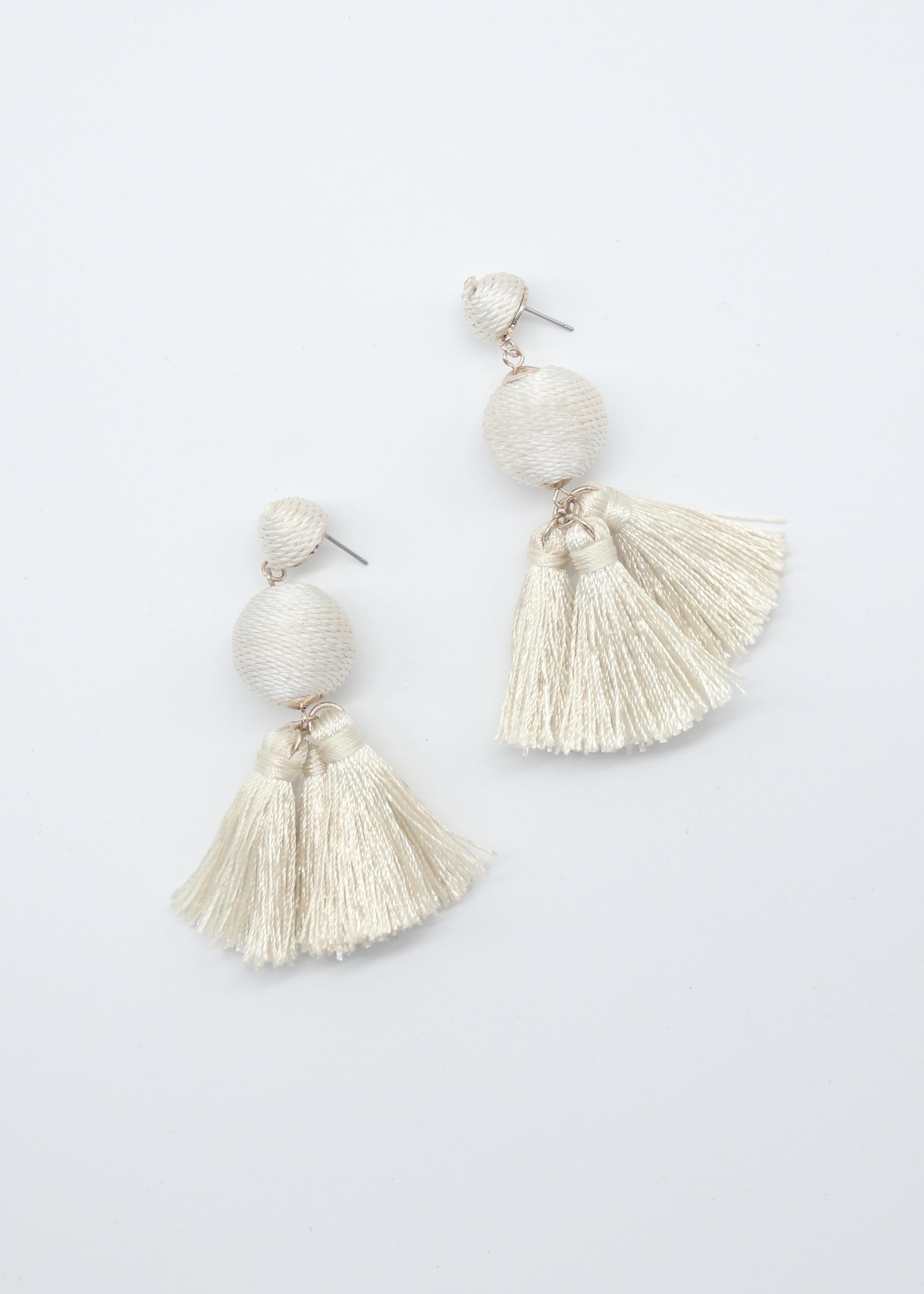 Margarita Earrings - Vanilla