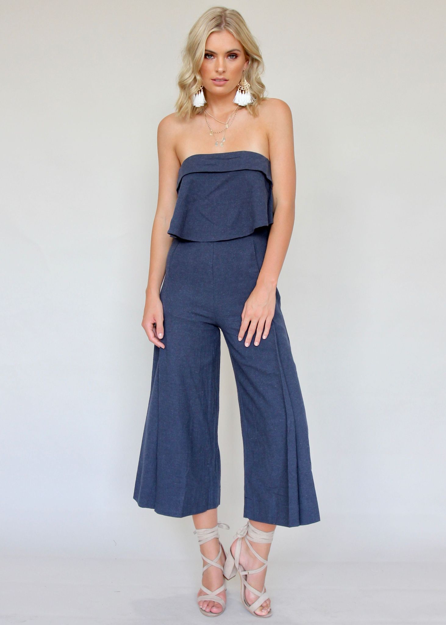 Suncatcher Pantsuit - Navy