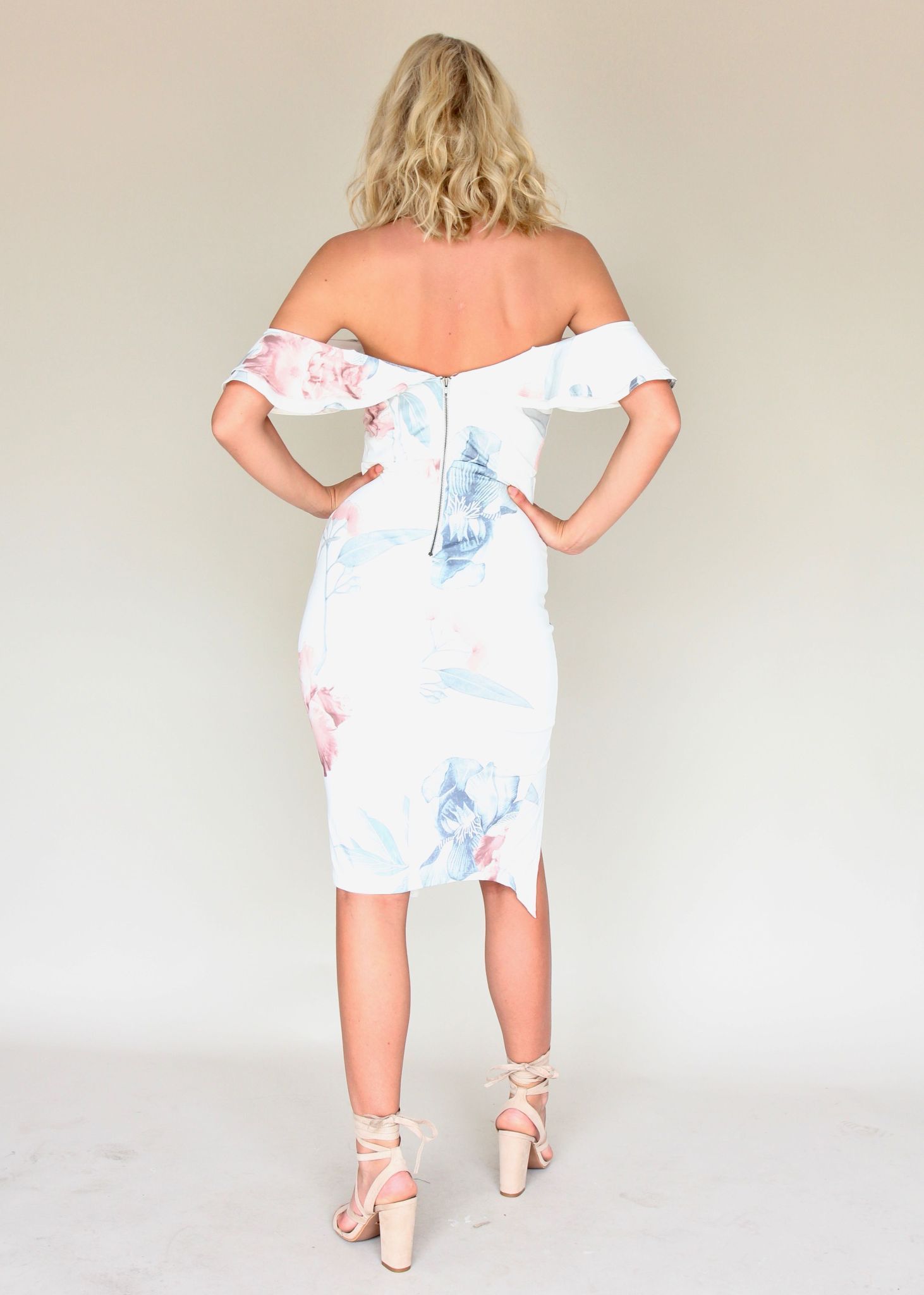 Flower Market Midi Dress - Coastal