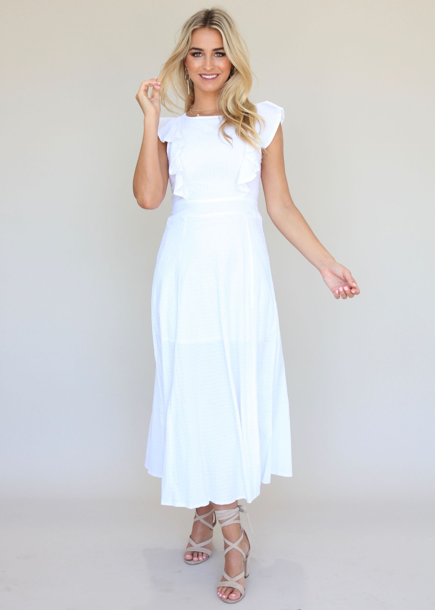 Body Of Work Maxi Dress - White