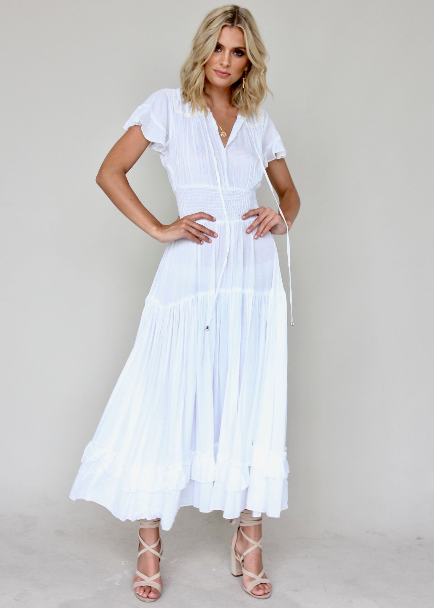 Artemis Maxi Dress - White