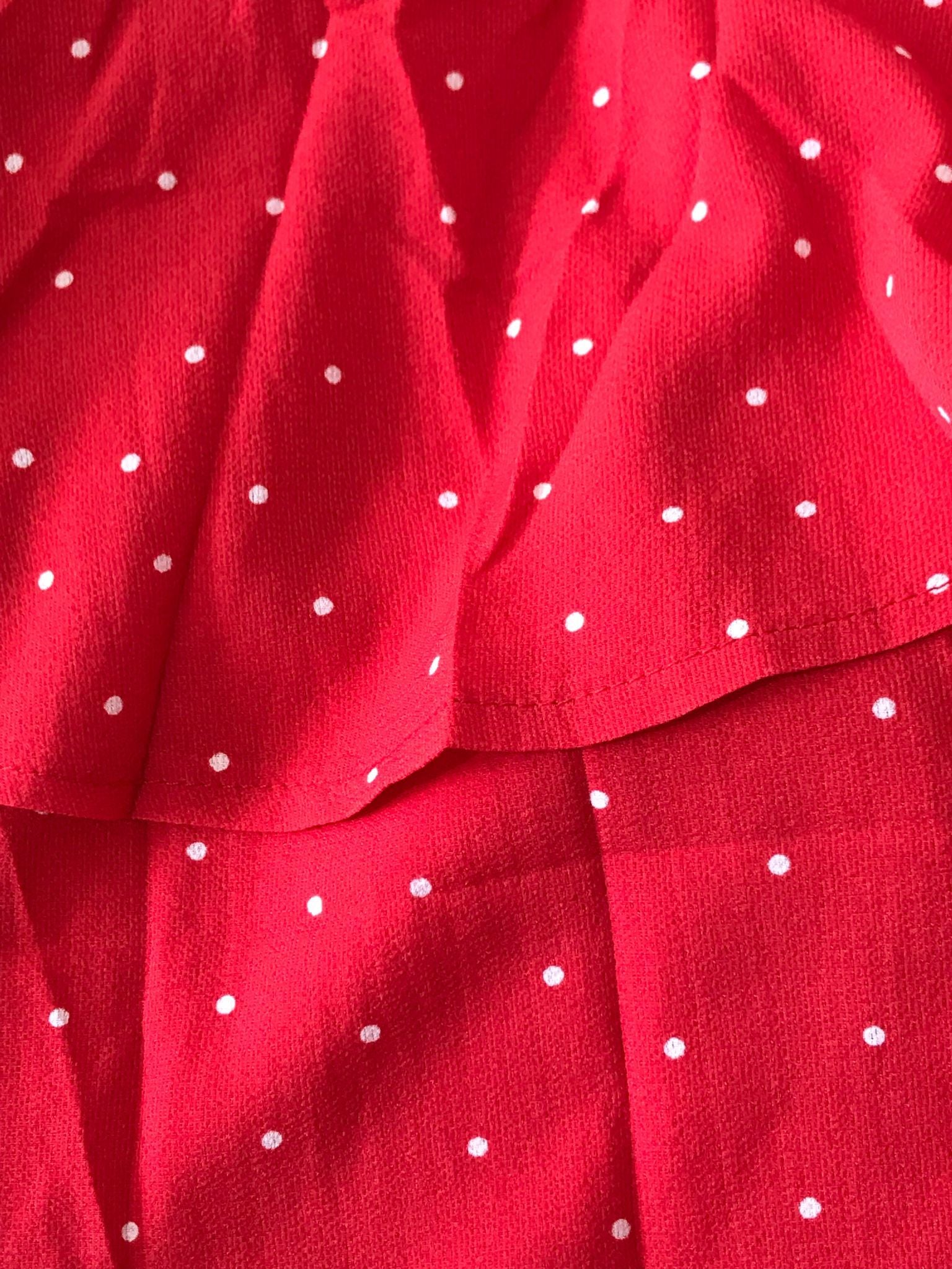 Tropicali Swing Dress - Red Polka