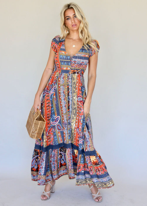 Carmen Maxi Dress - La Dolce Vita