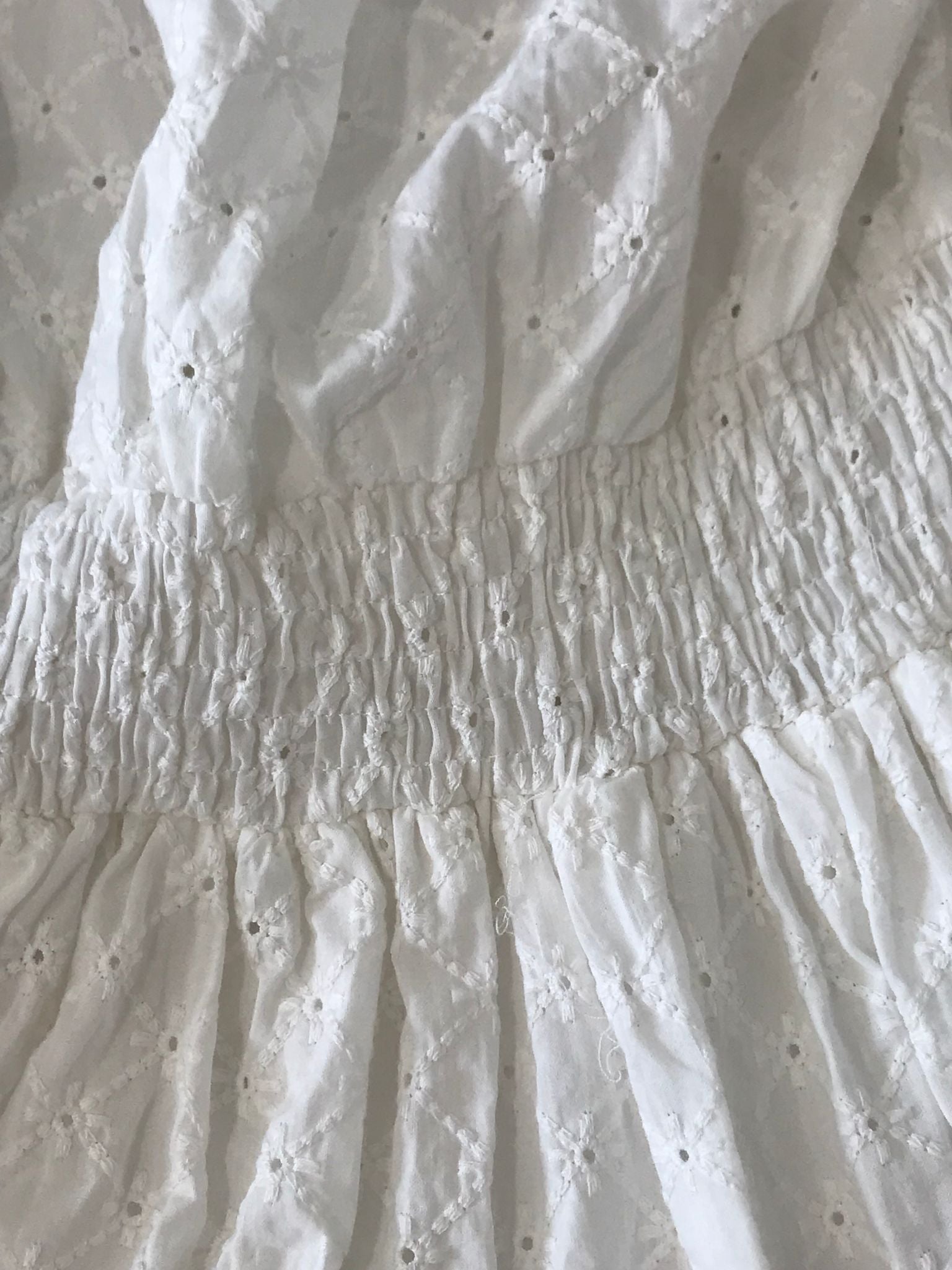 Jennifer Maxi Dress - White Embroidered