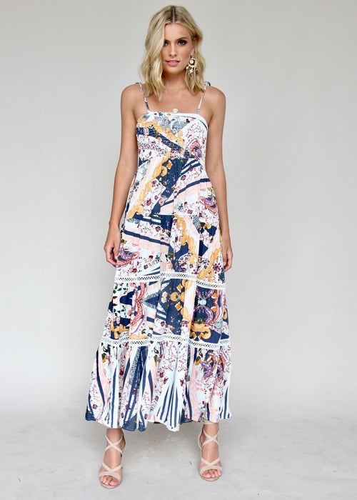 Peach Maxi Dress - Valentina