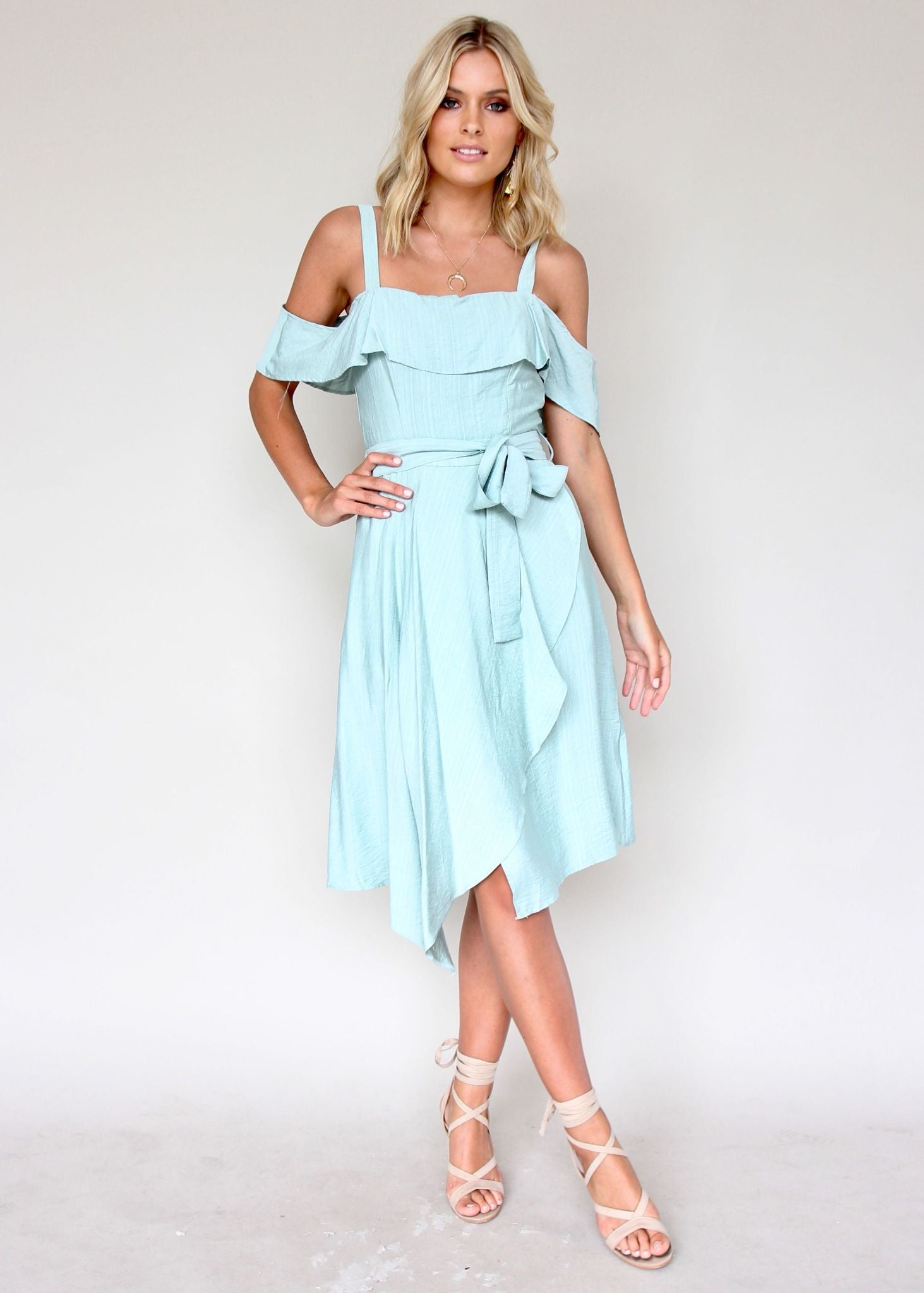 Call On You Midi Dress - Pistachio