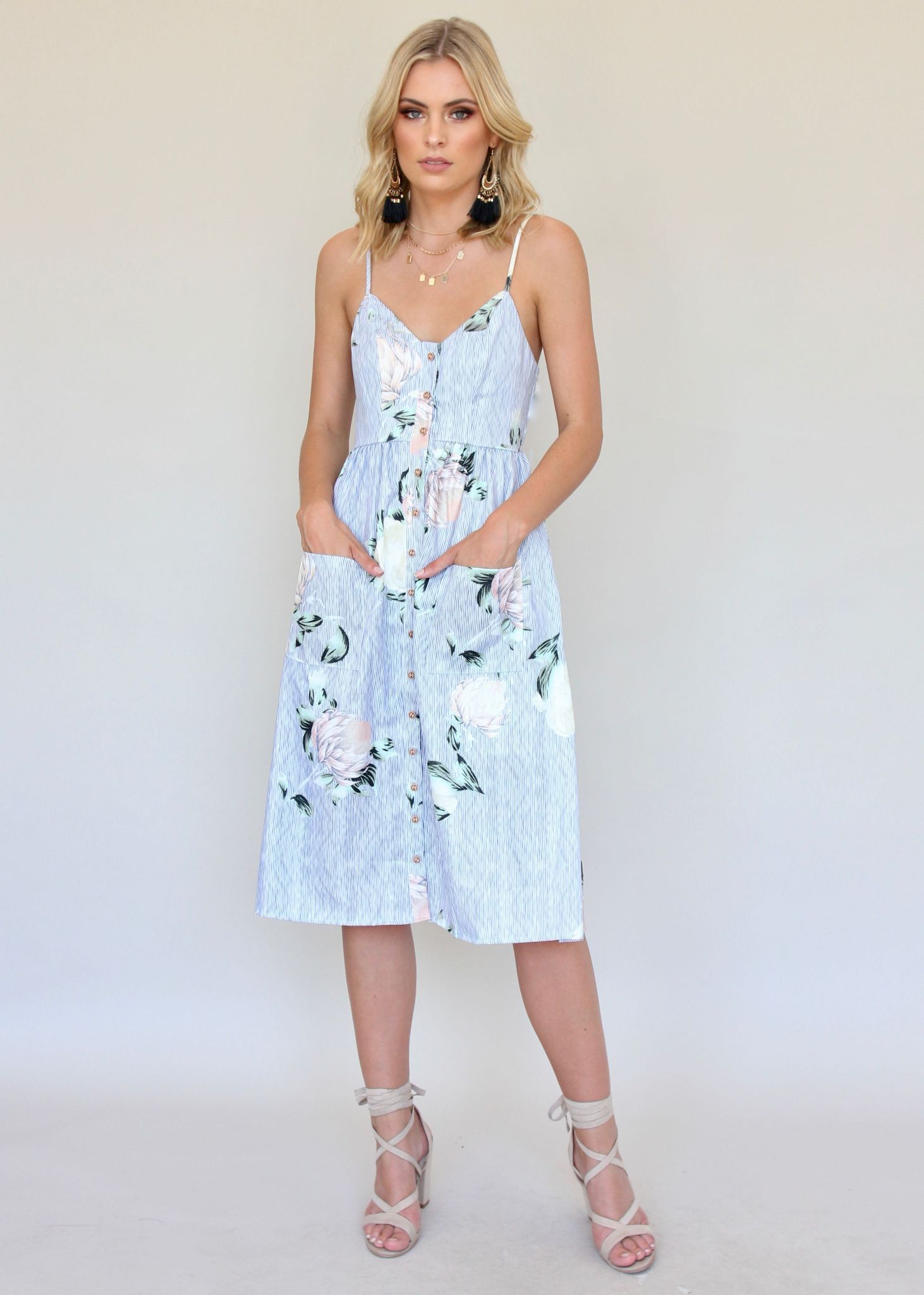 Amari Swing Dress - Nautic