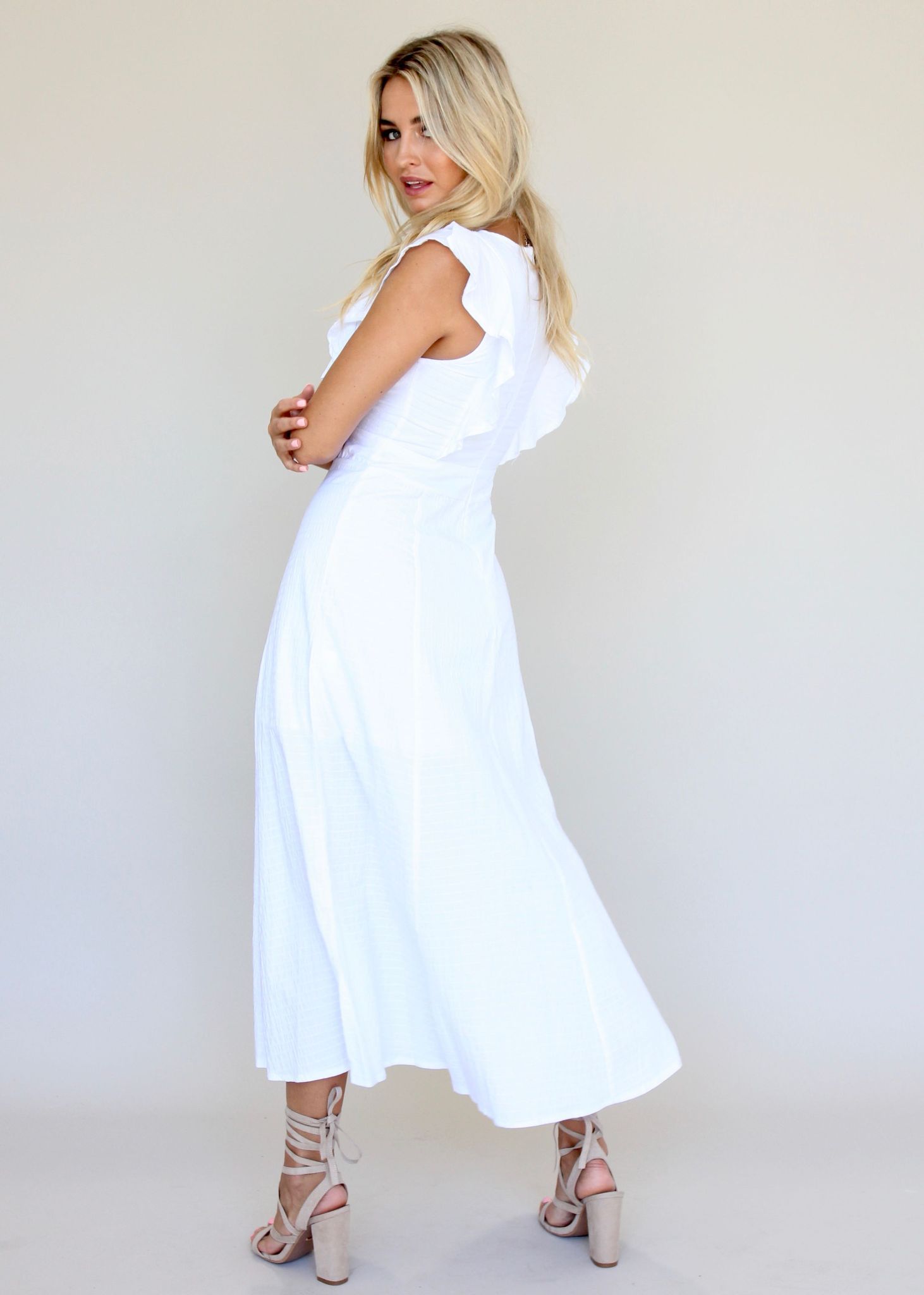 Body Of Work Maxi Dress - White