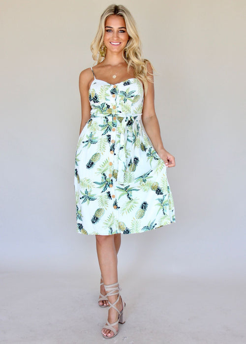 Coastal Distance Dress - Tropicana