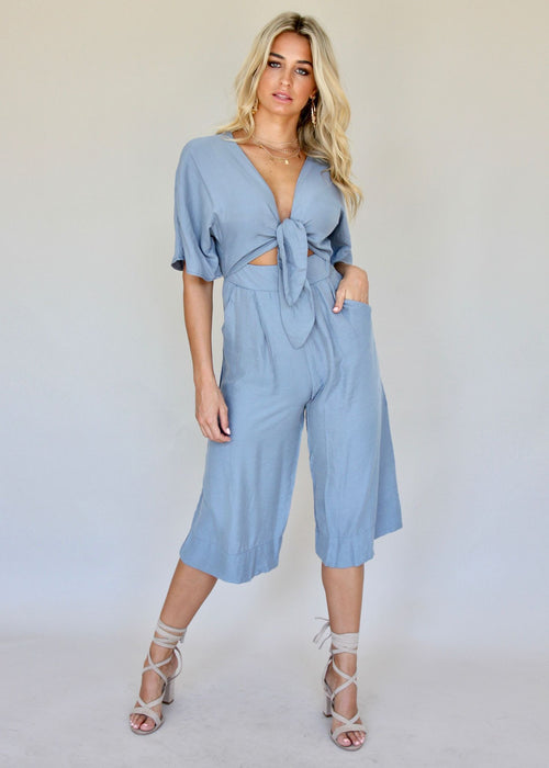 Brave Hearts Pantsuit - Slate