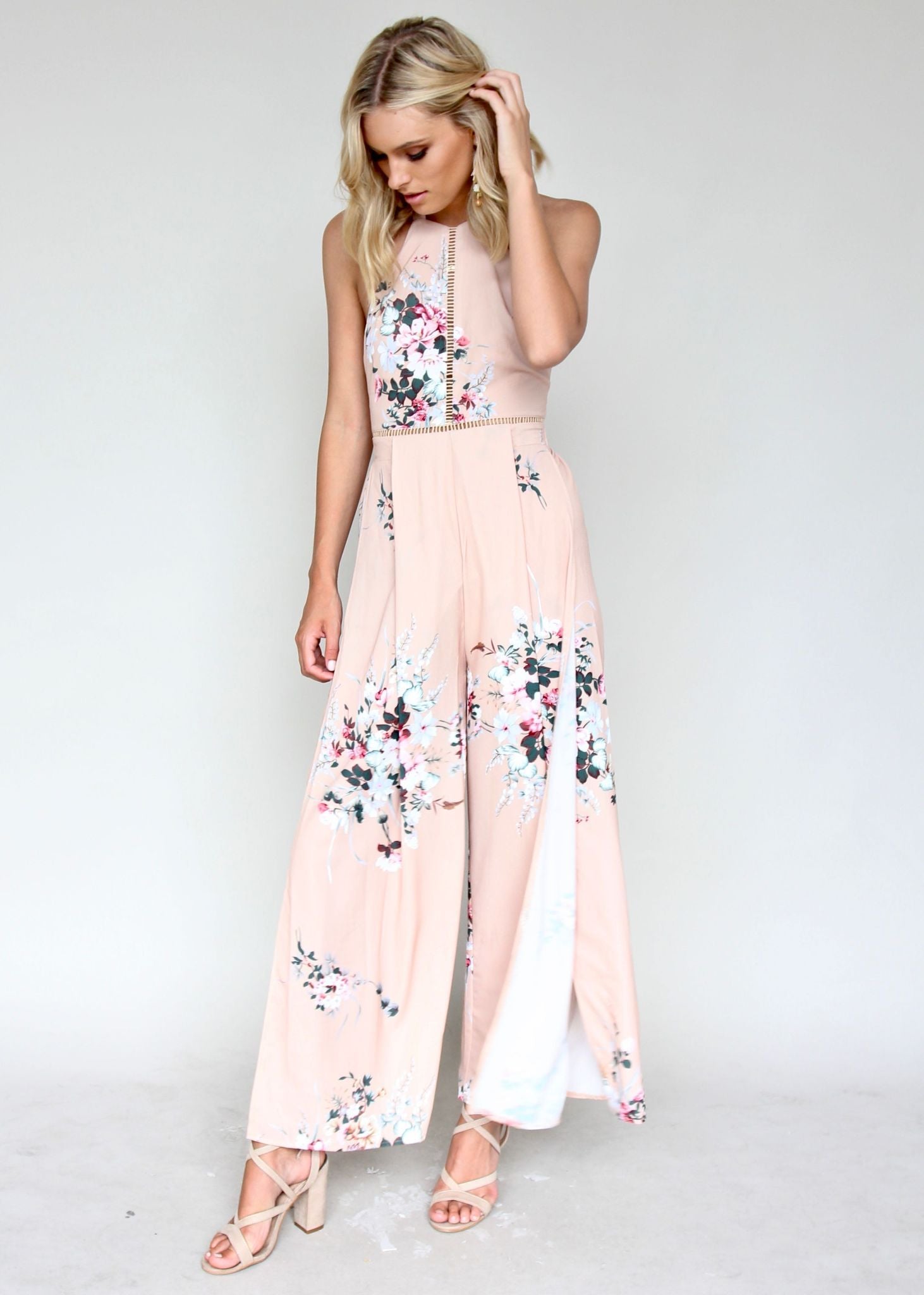 Heart Of Glass Pantsuit - Nude Garden