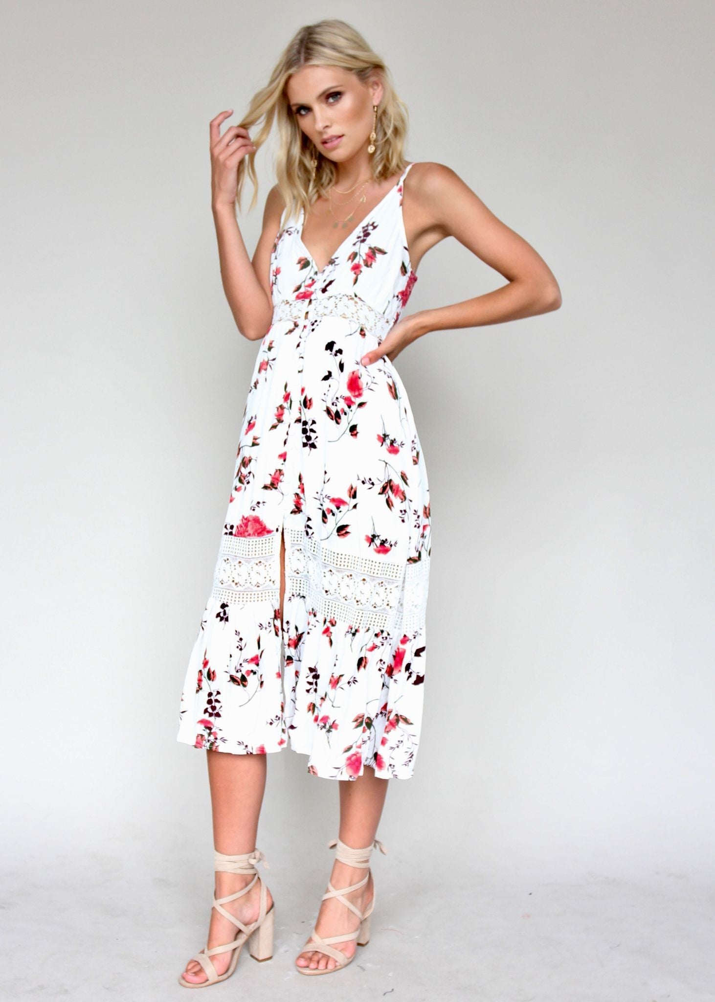 About The Weekend Midi Dress - Aster