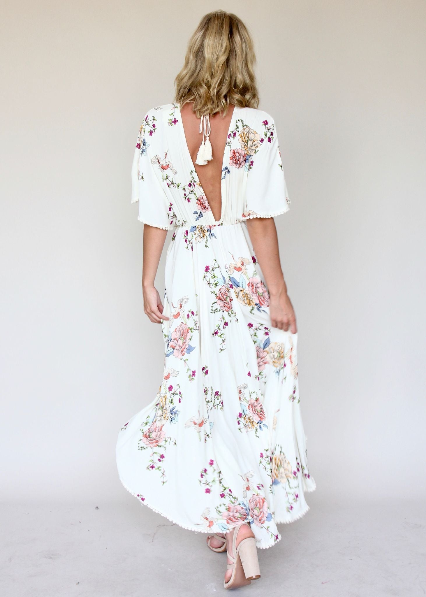 Dana Maxi Dress - Flamingo Dancing