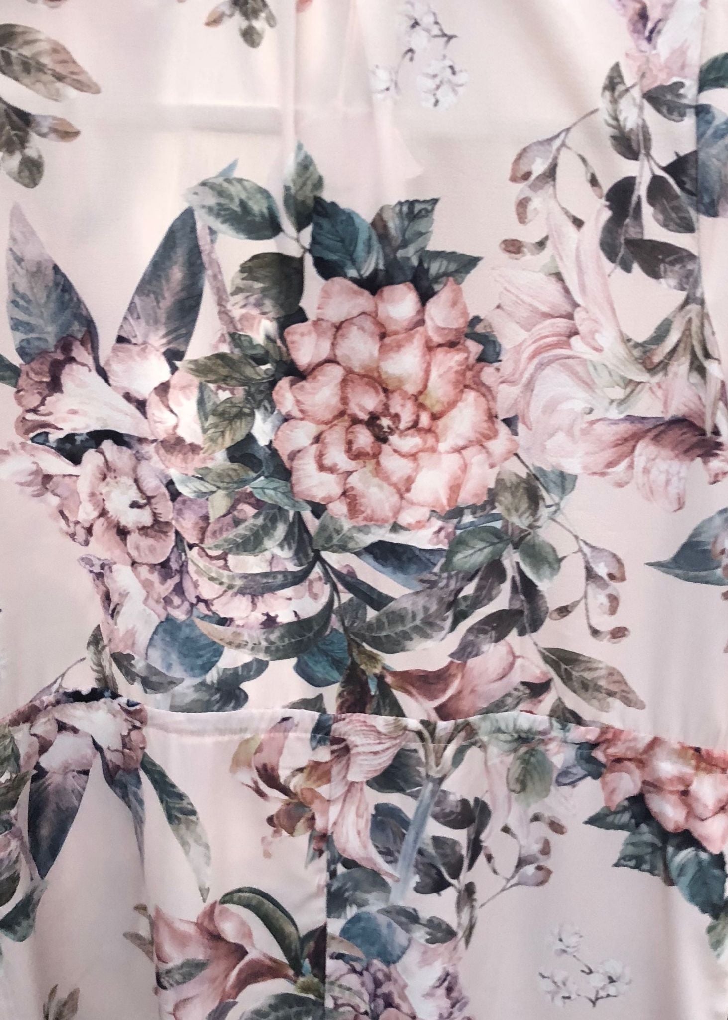 Let Me Lead Midi Dress - Blush Floral