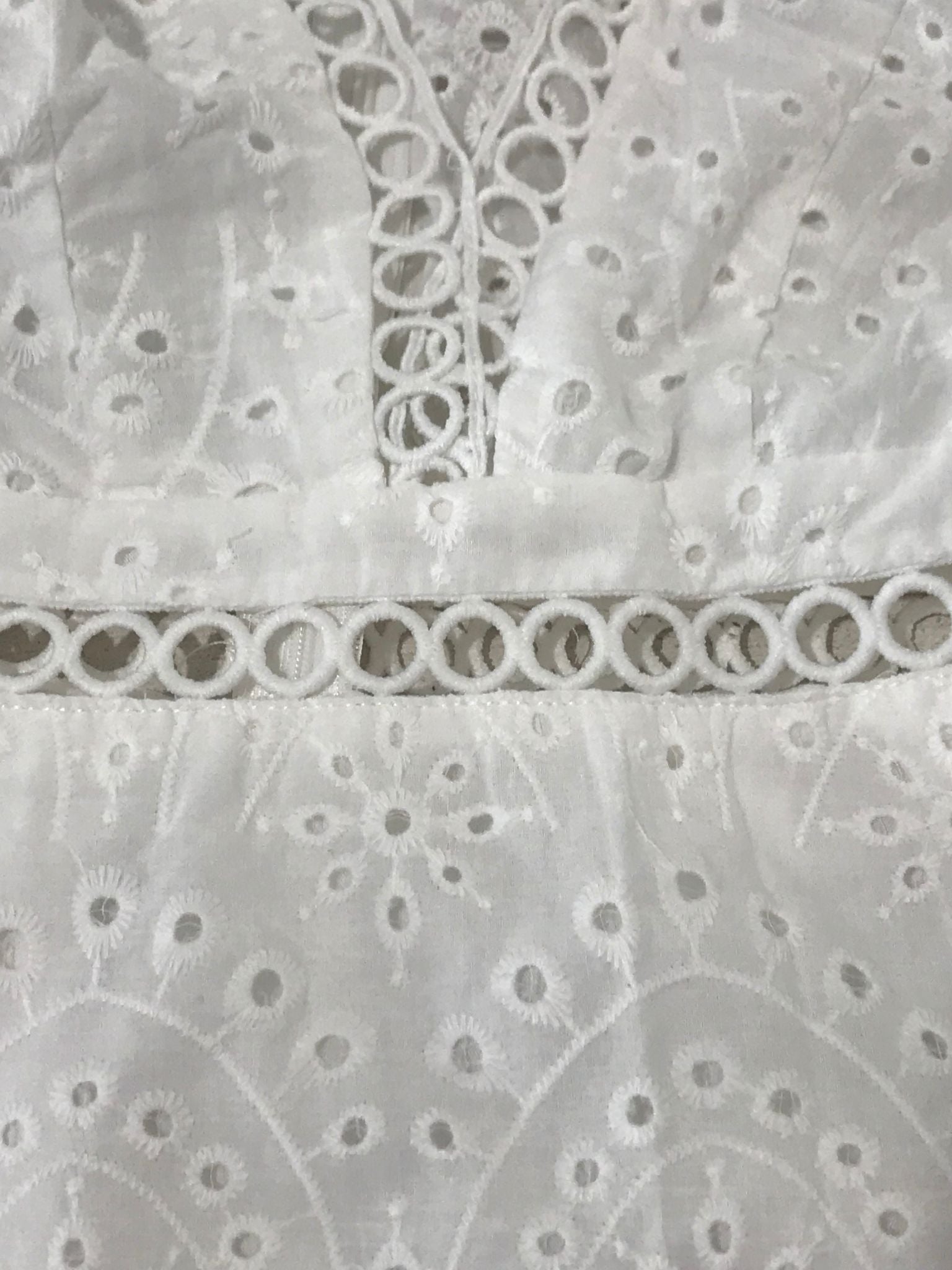 Always You Eyelet Dress - White