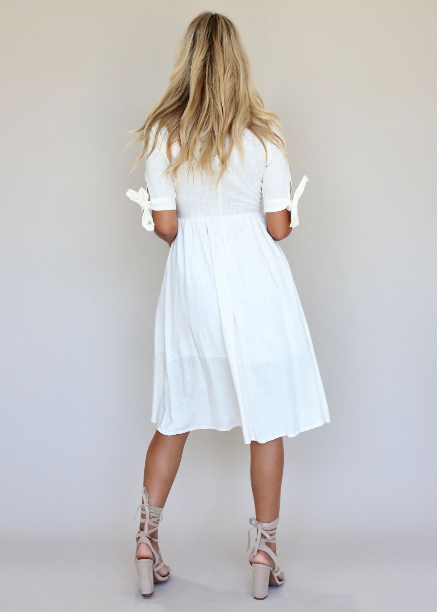 Future Forever Midi Dress - White
