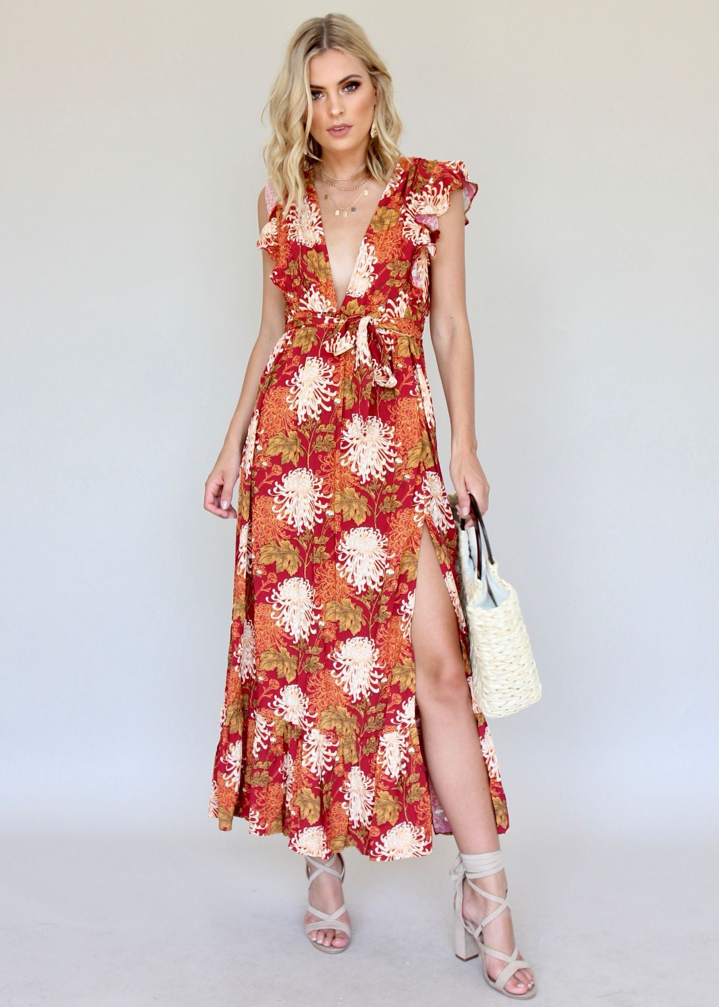Rhapsody Maxi Dress - Red