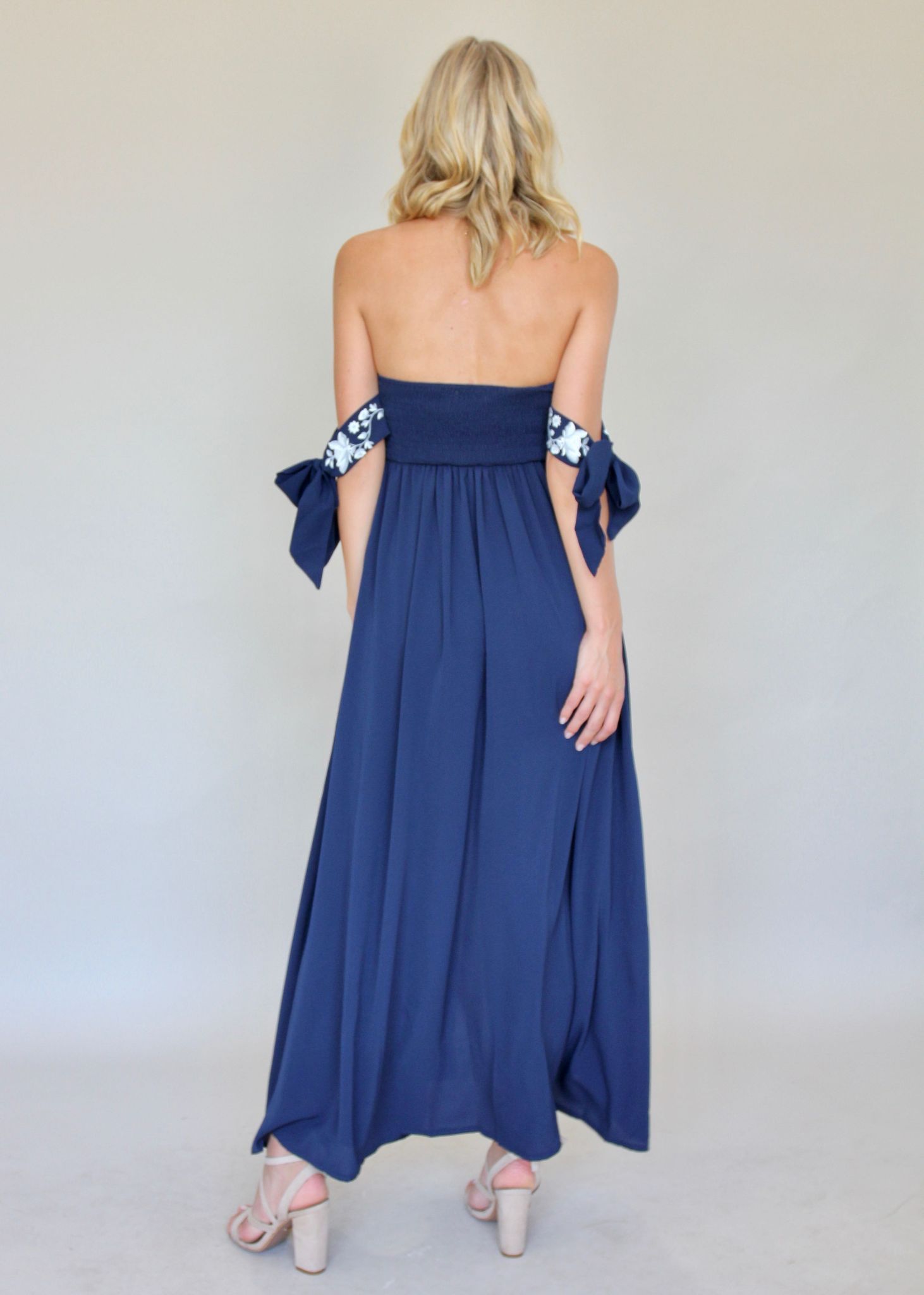 Petal In A Day Maxi Dress - Navy