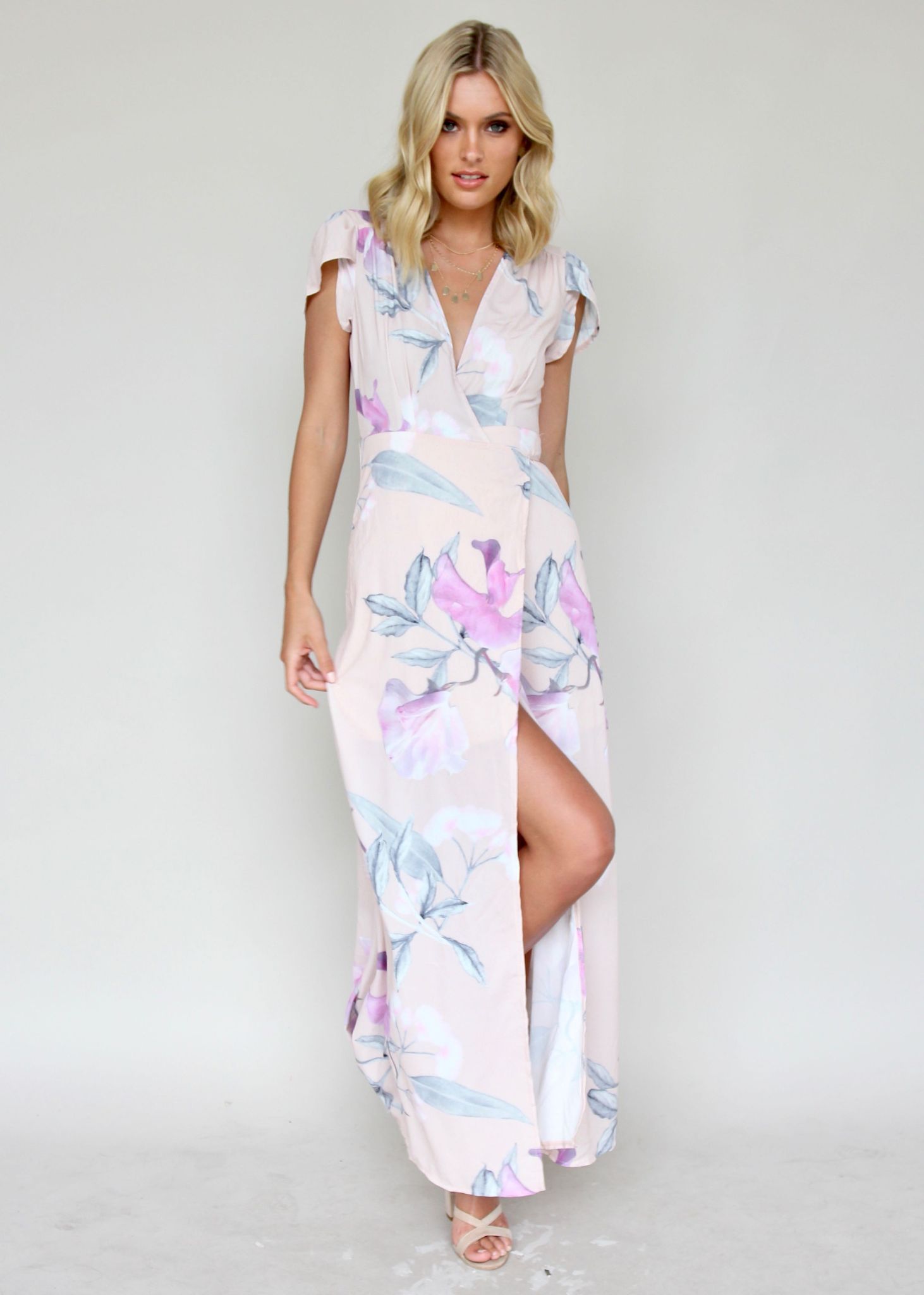 South Branch Wrap Dress - Blossom