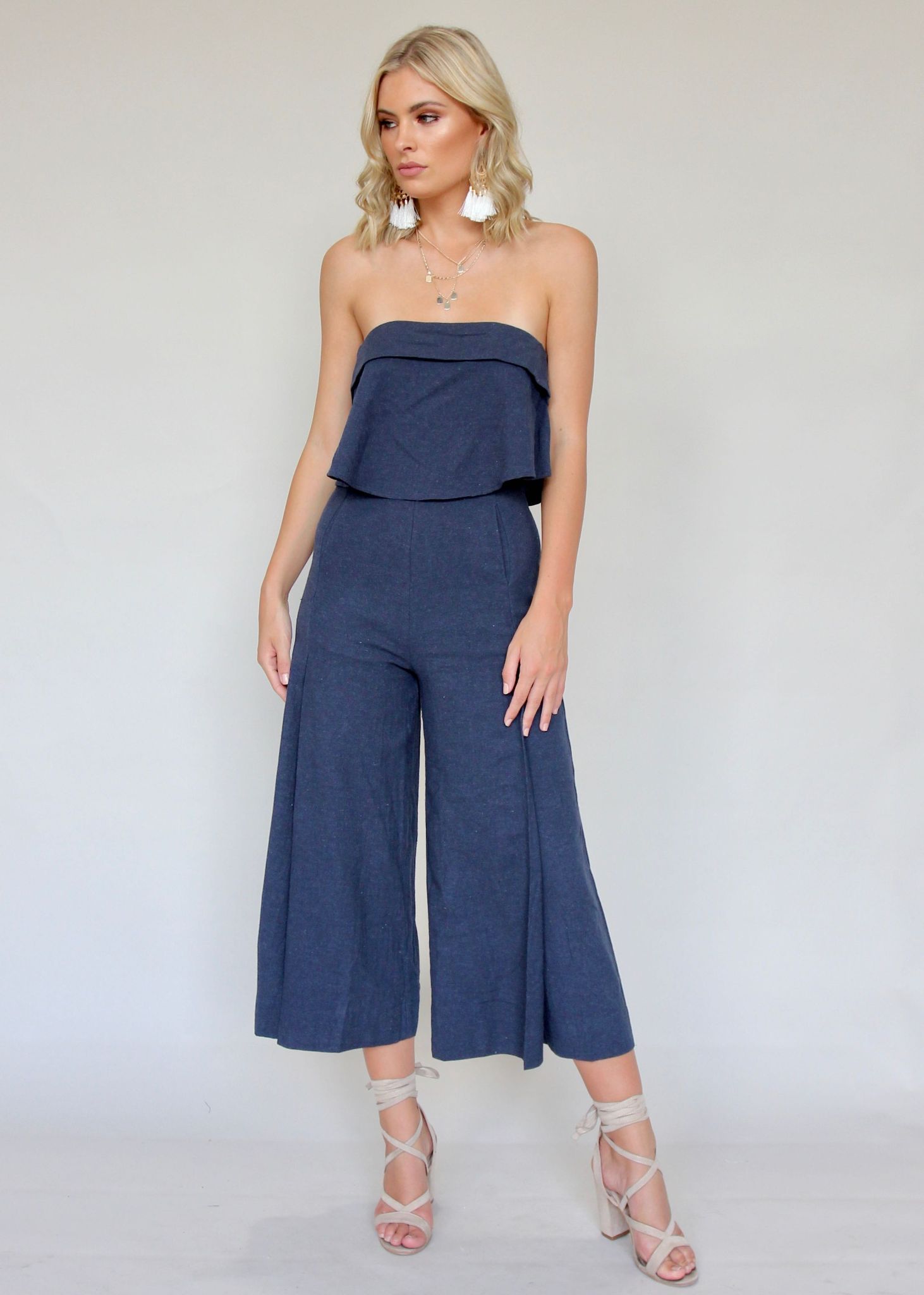 Suncatcher Pantsuit - Navy
