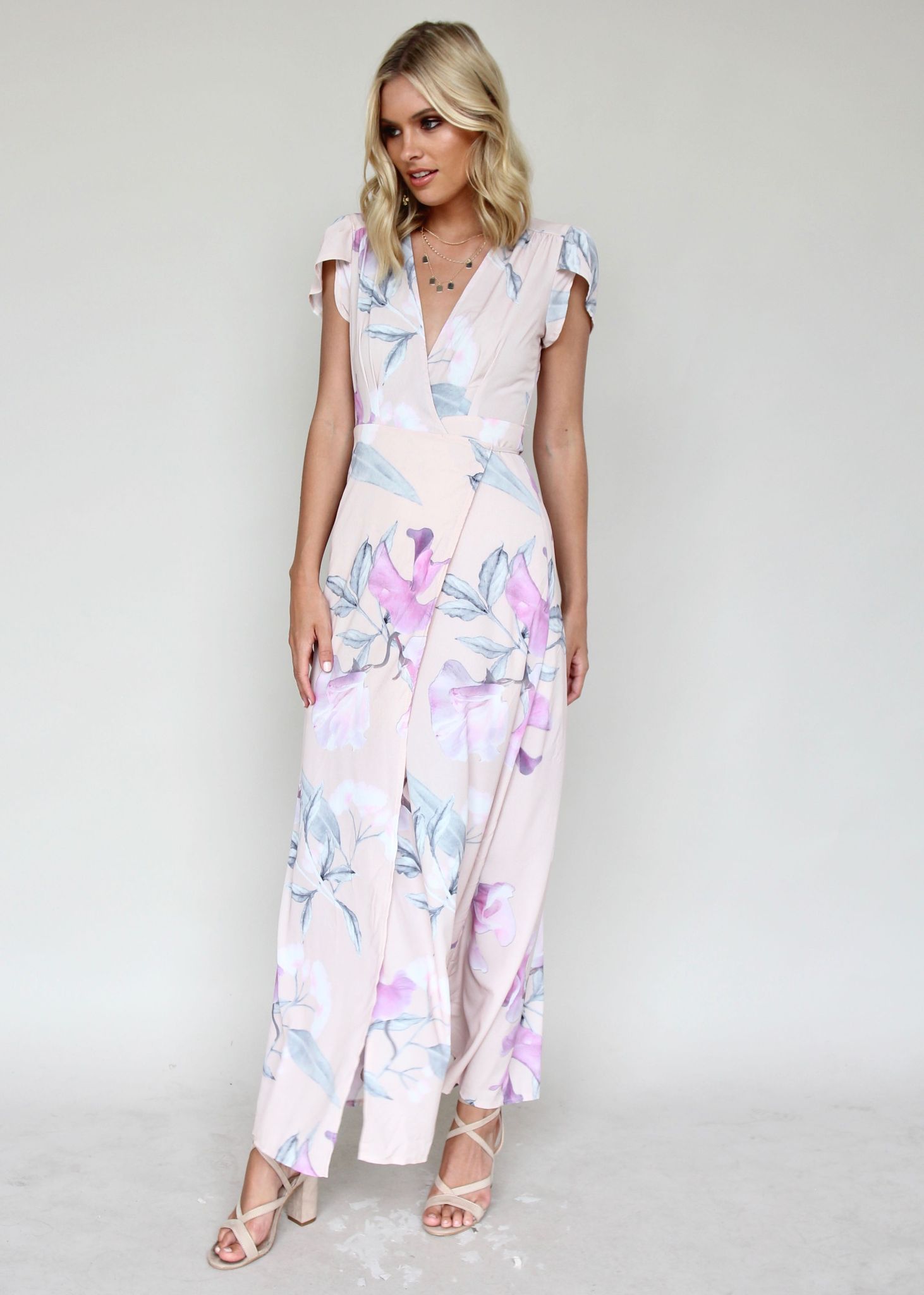 South Branch Wrap Dress - Blossom