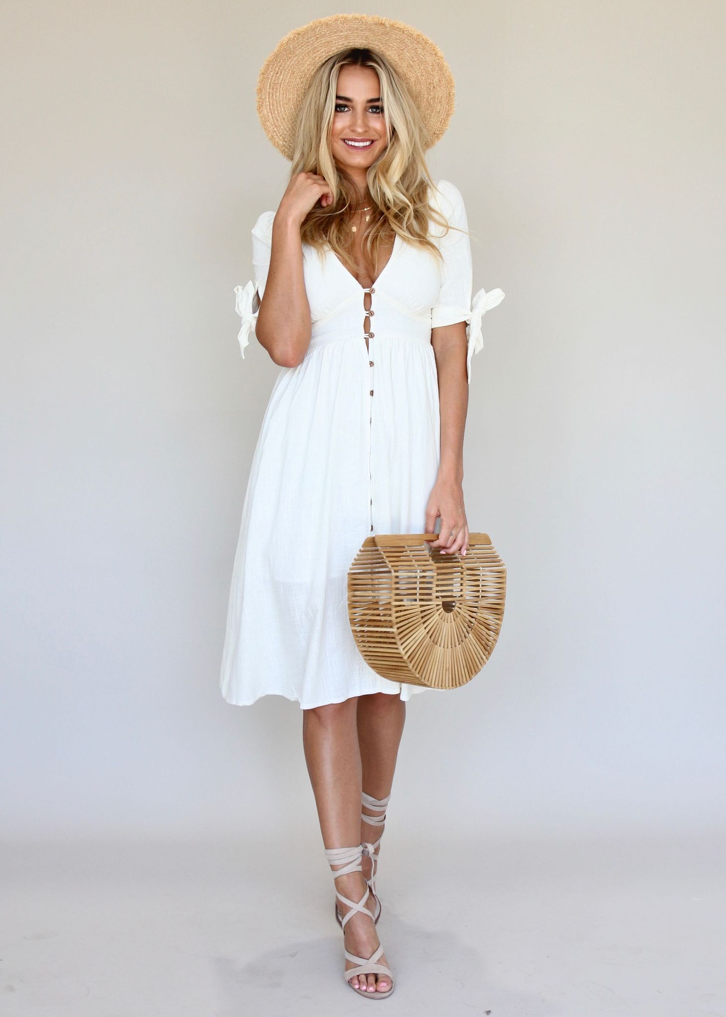 Future Forever Midi Dress - White