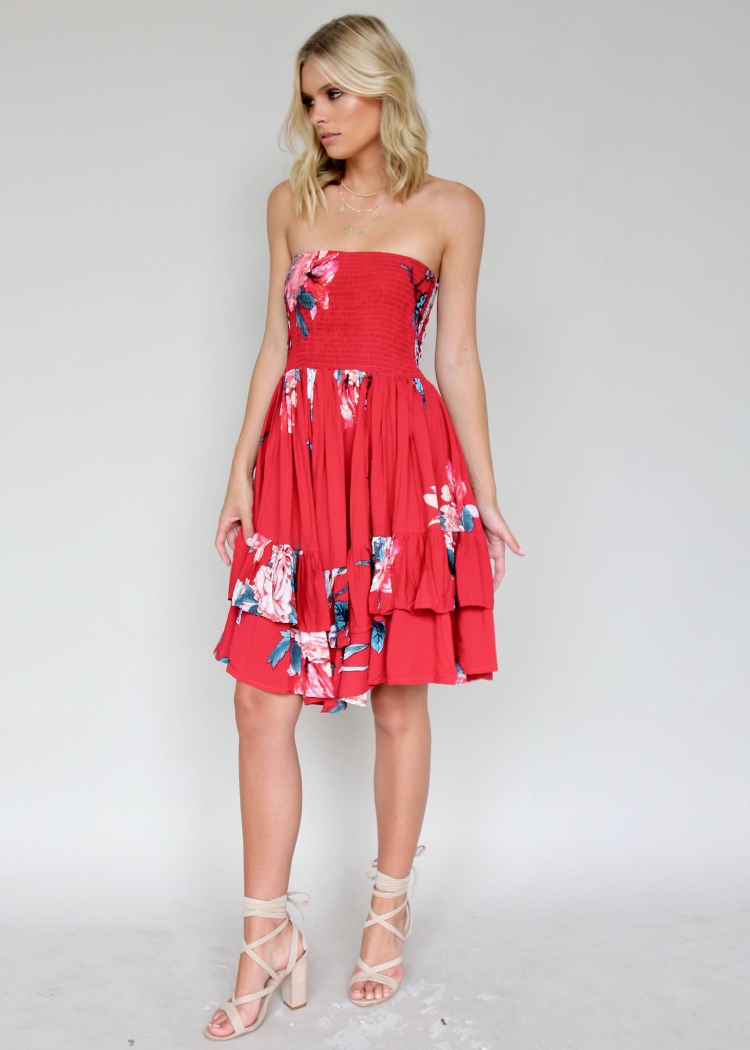 Mejico Mini Strapless Dress - Lovers Passion