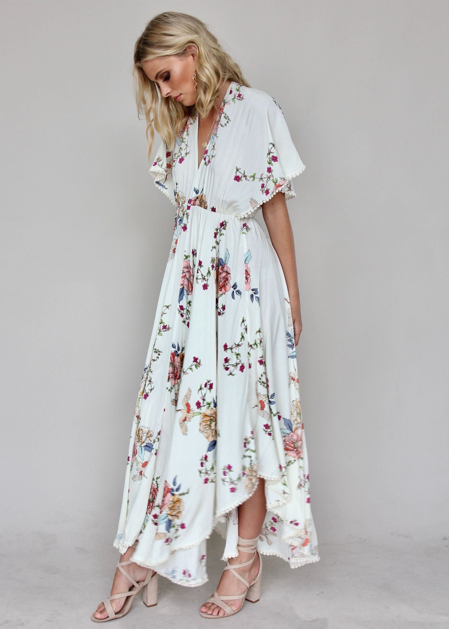 Dana Maxi Dress - Flamingo Dancing